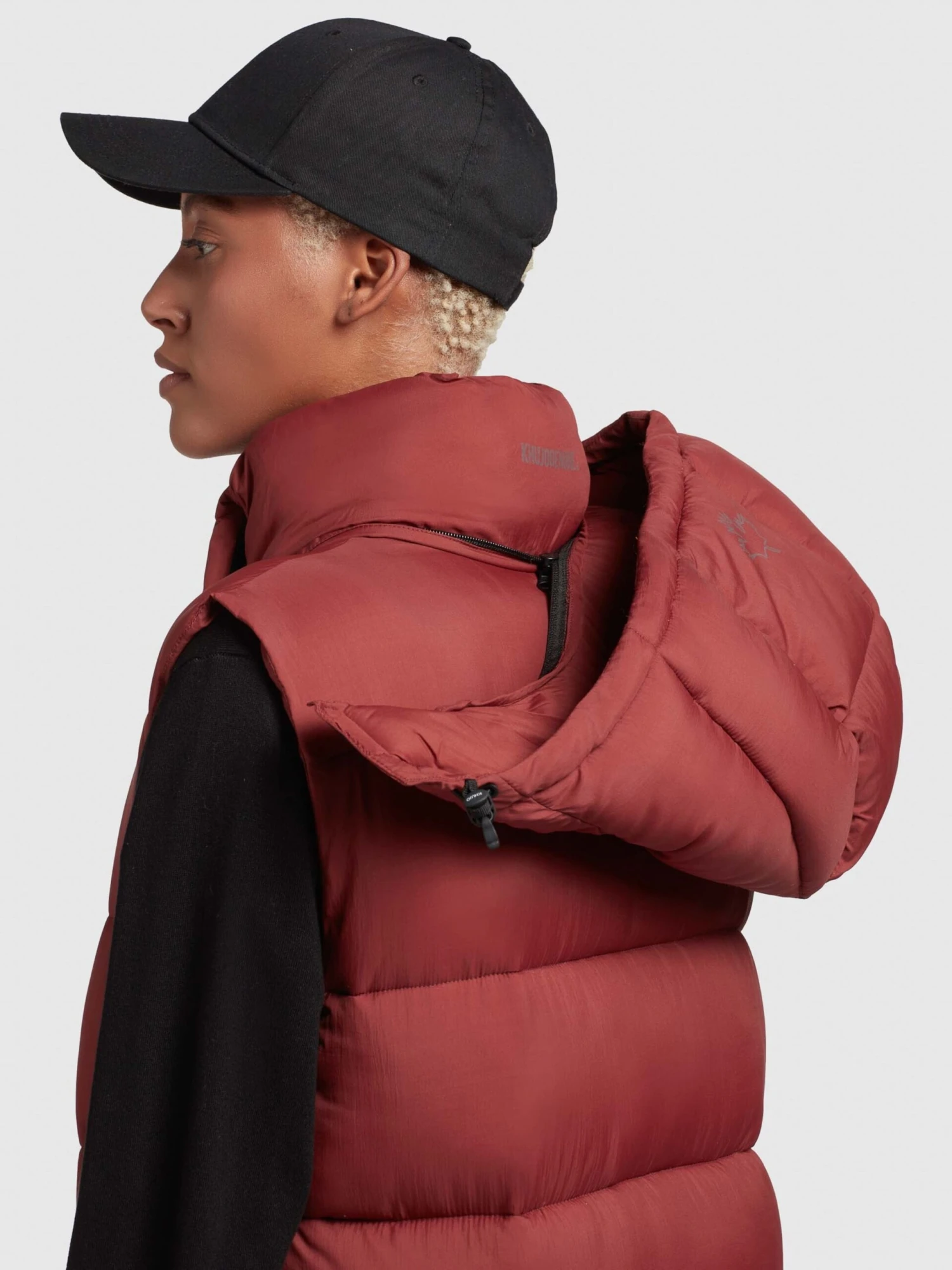 Khujo Bodywarmers Bodywarmer Magneta Dames Roestrood - Afbeelding 8