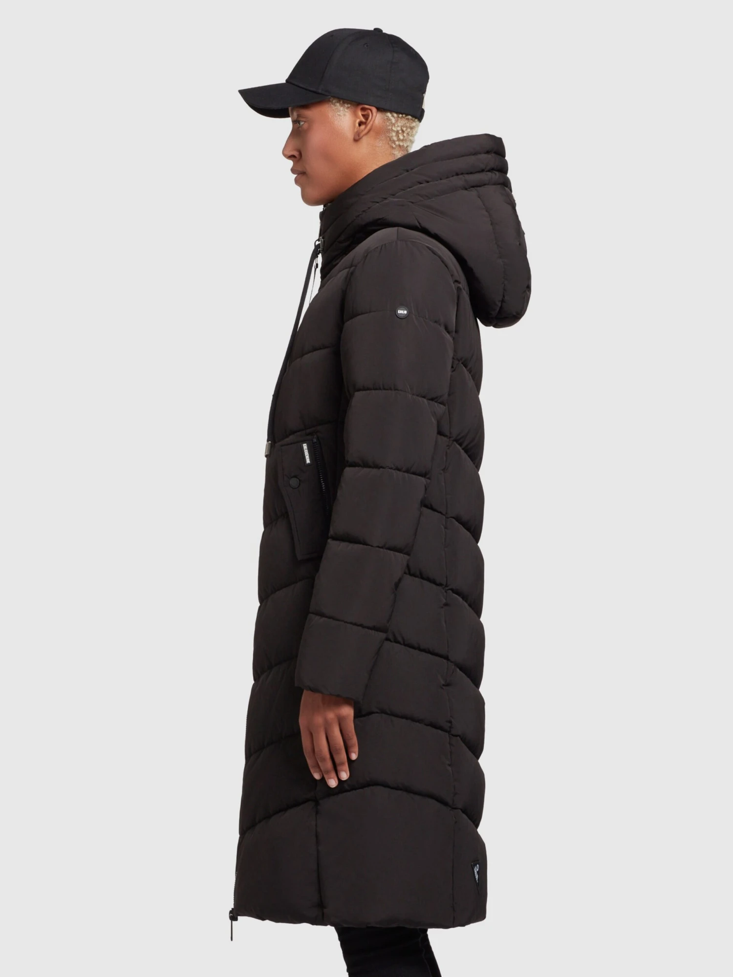 Khujo Wintermantels Wintermantel Ayleena Dames Zwart - Afbeelding 5