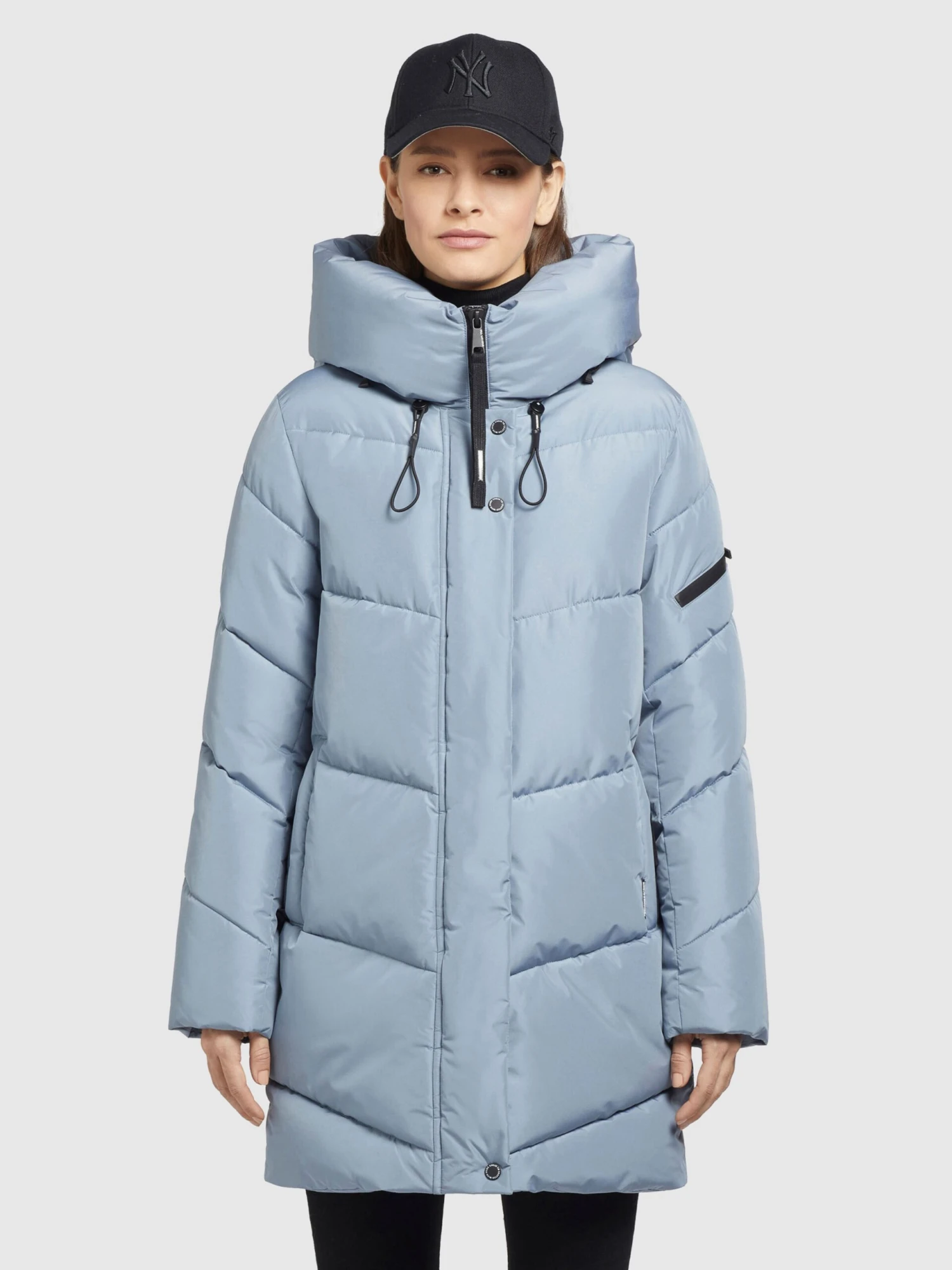 Khujo Winterjassen Winterjas Jordis 4 Dames Lichtblauw - Afbeelding 2