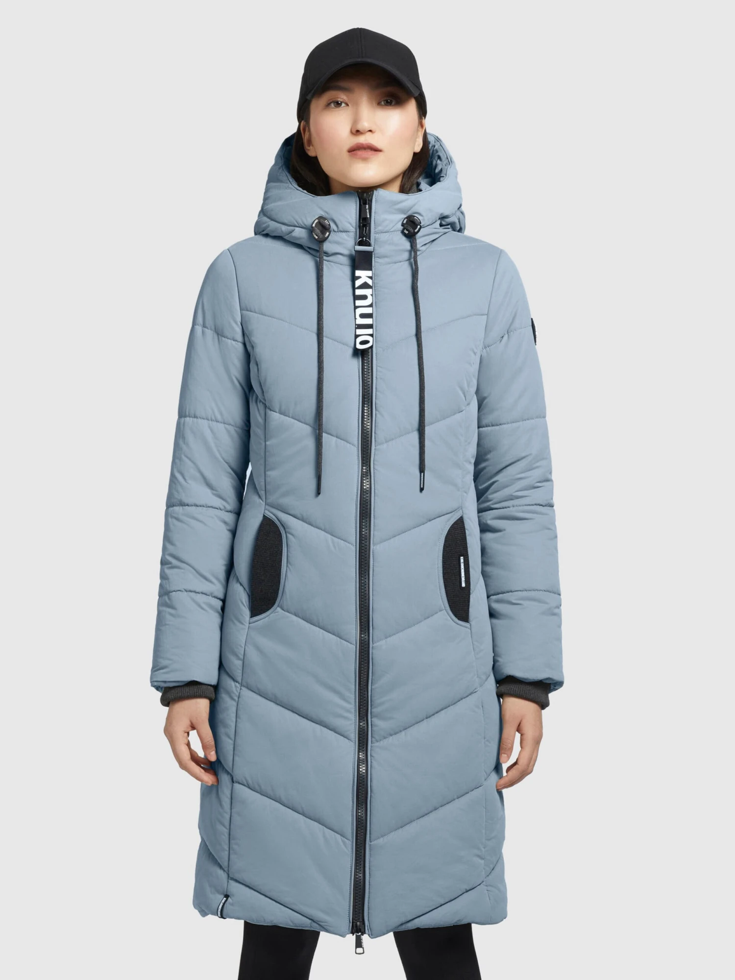 Khujo Wintermantels Wintermantel Aribay 3 Dames Duifblauw - Afbeelding 2
