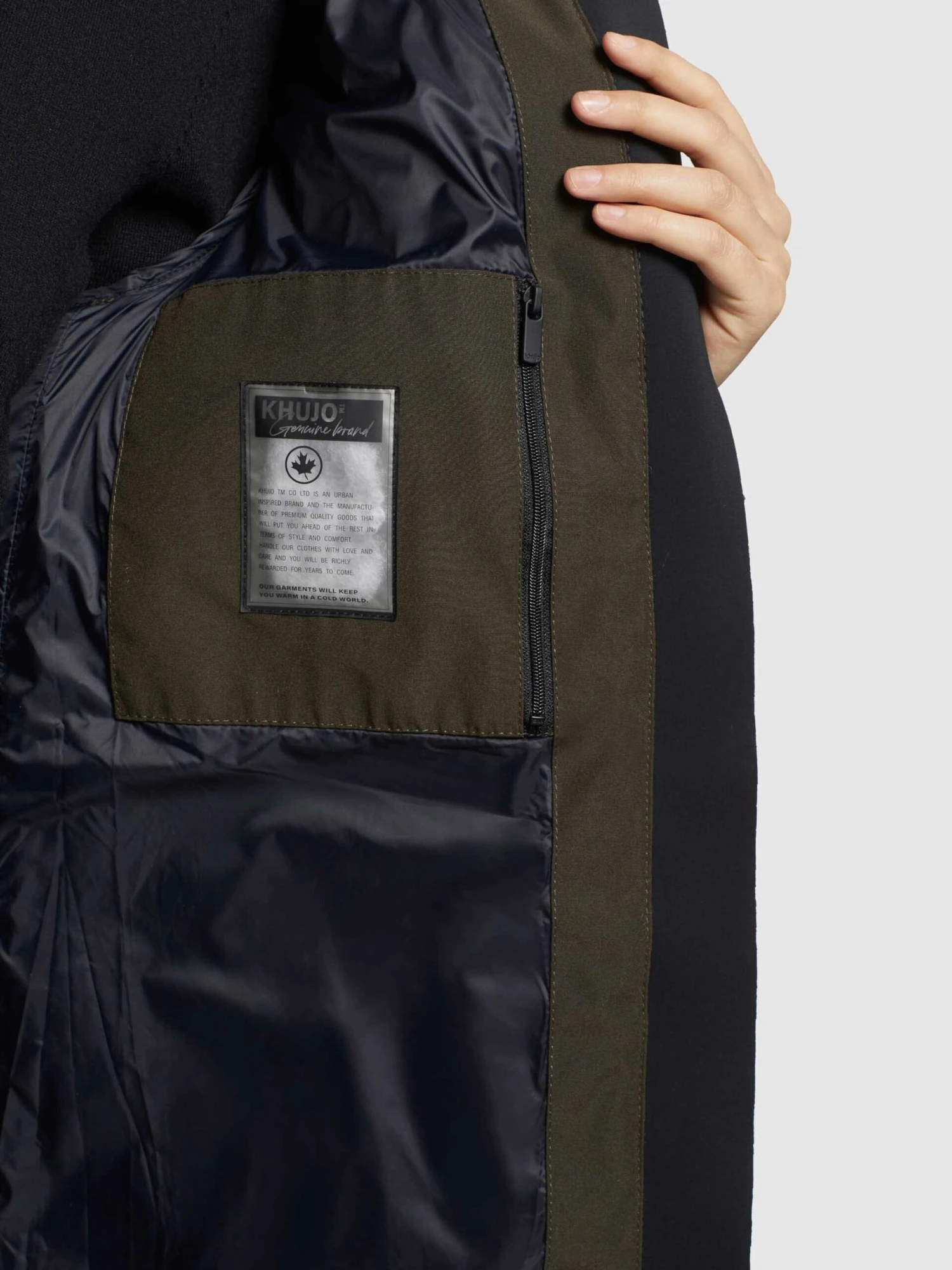 Khujo Korte Mantels Wintermantel Mats Dames Donkergroen - Afbeelding 8