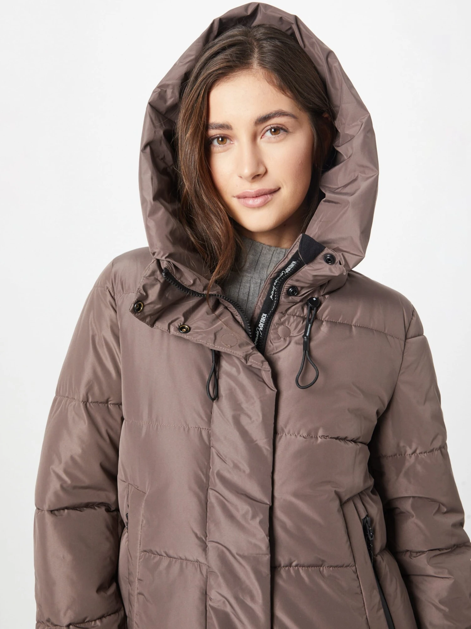 Khujo Tussenmantels Tussenmantel Soulani Dames Taupe - Afbeelding 5