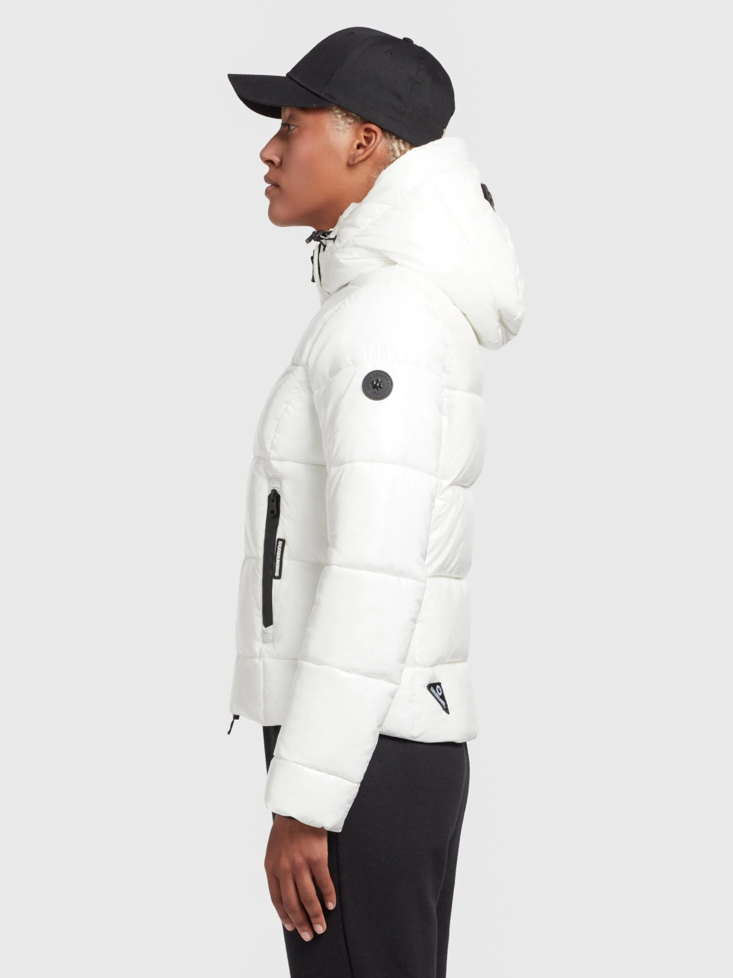 Khujo Winterjassen Winterjas Fala Dames Wit - Afbeelding 5