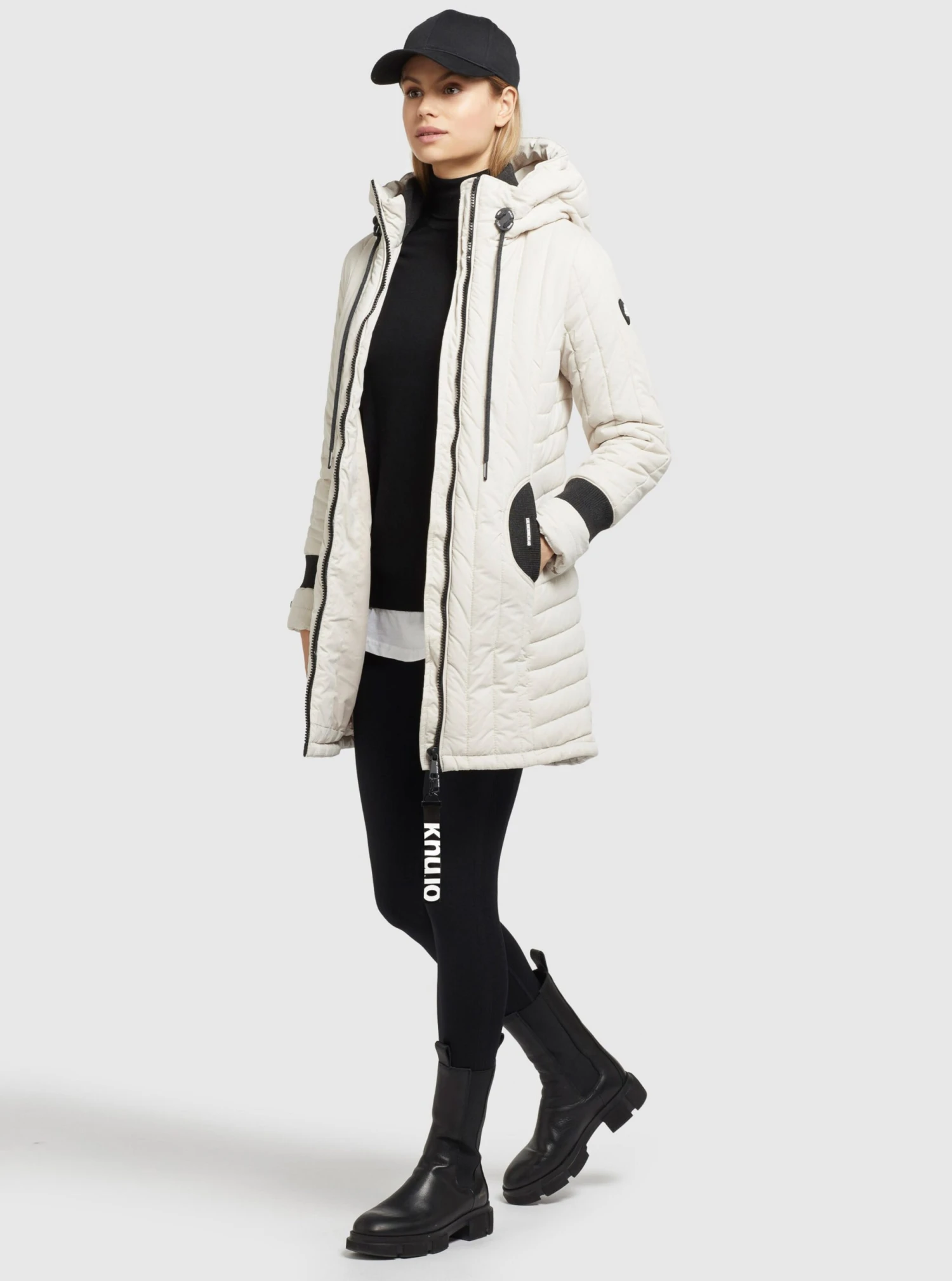 Khujo Tussenmantels Tussenmantel Jerry Dames Offwhite - Afbeelding 6