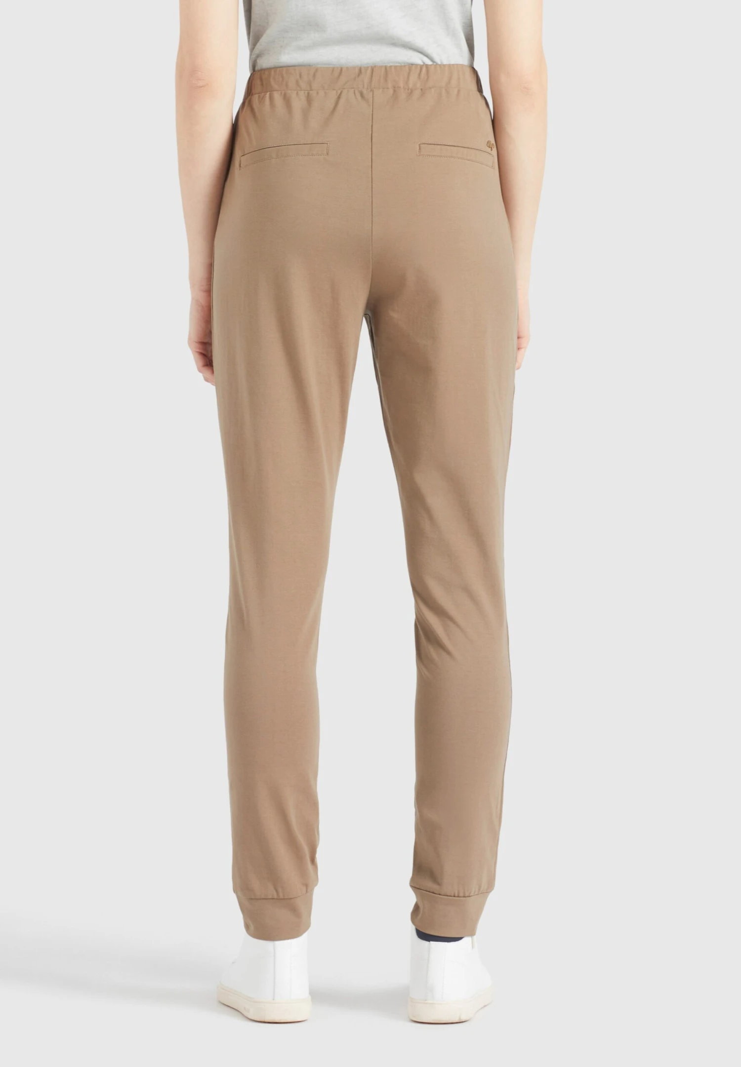 Khujo Sweatpants Tapered Broek Alenia Dames Lichtbruin - Afbeelding 5