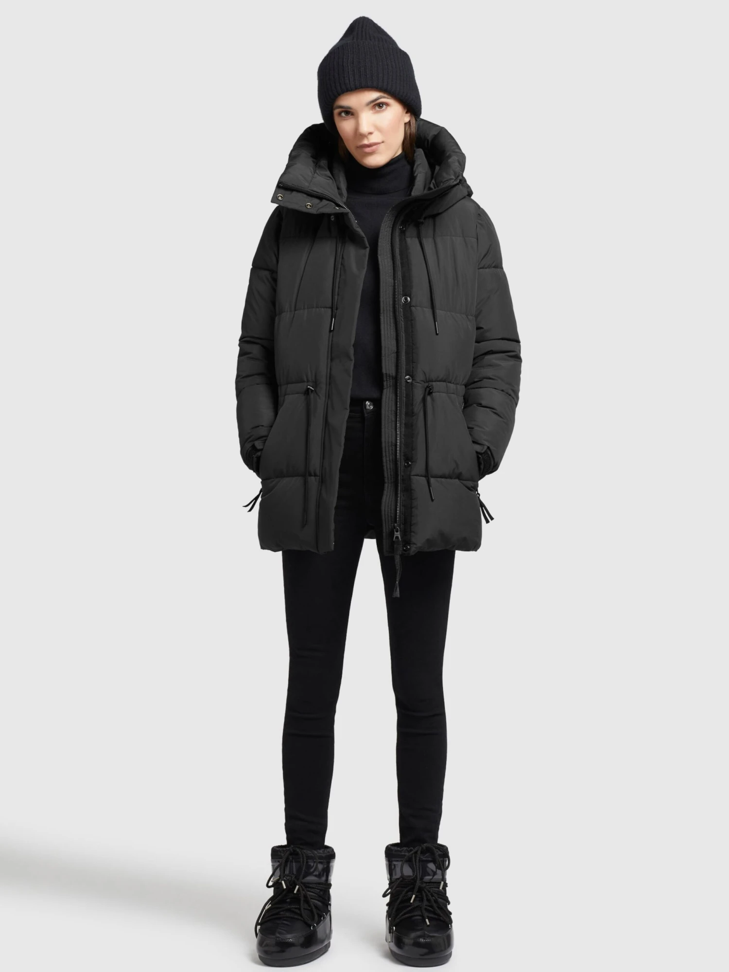 Khujo Winterjassen Winterjas Leviani Dames Zwart - Afbeelding 3