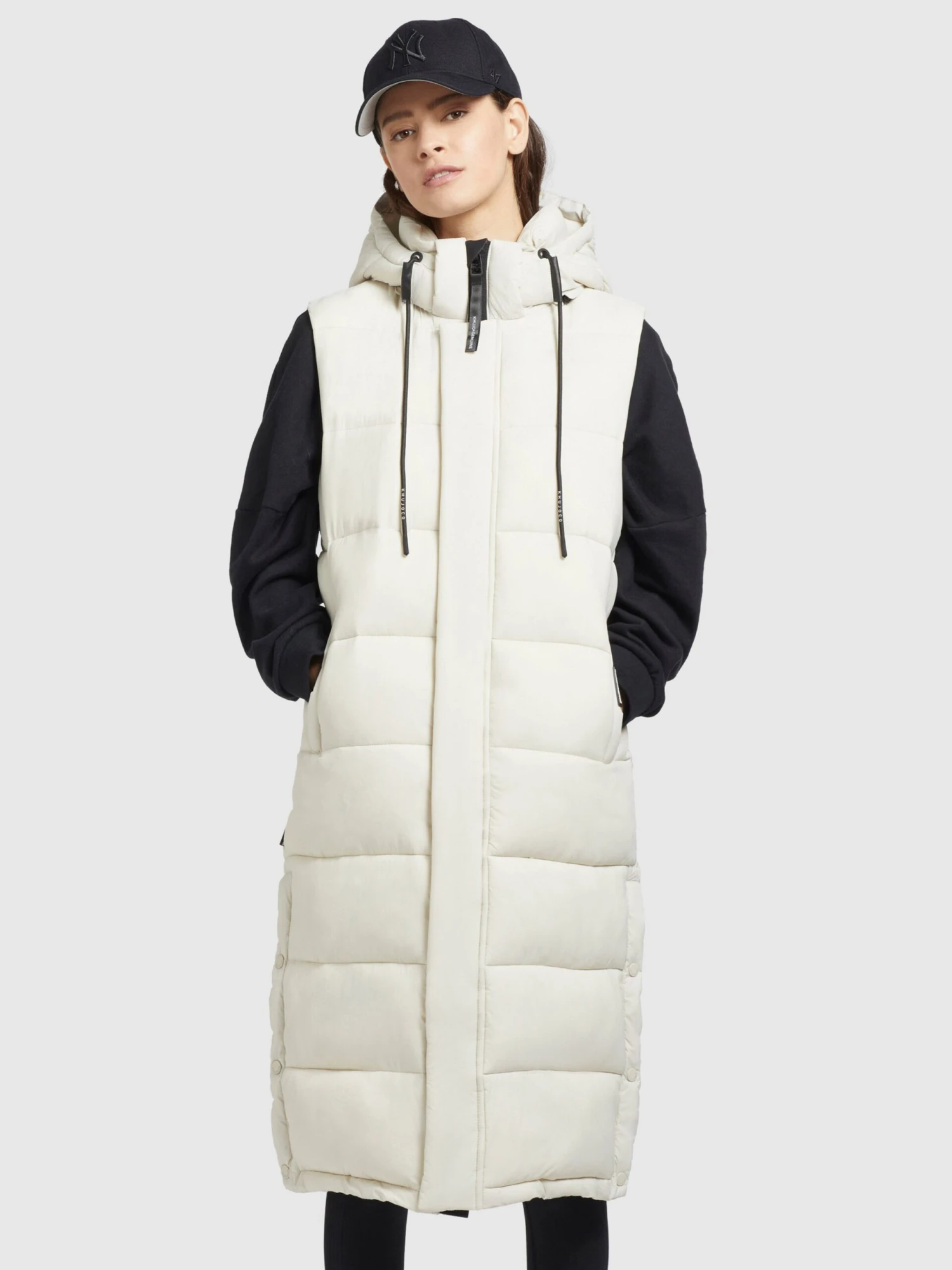 Khujo Bodywarmers Bodywarmer Tourin Dames Offwhite - Afbeelding 2