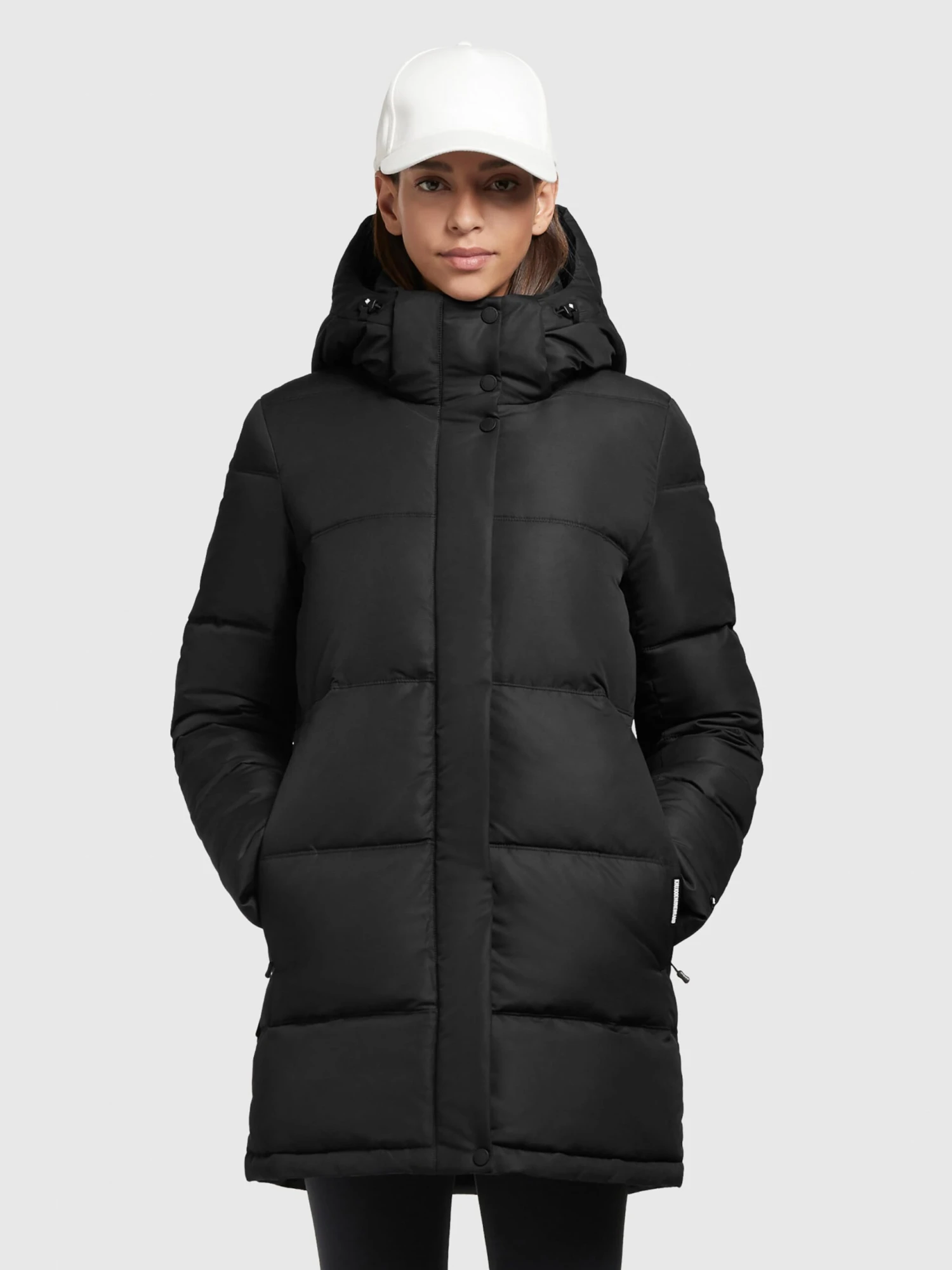 Khujo Winterjassen Winterjas Werola 2 Dames Zwart - Afbeelding 2