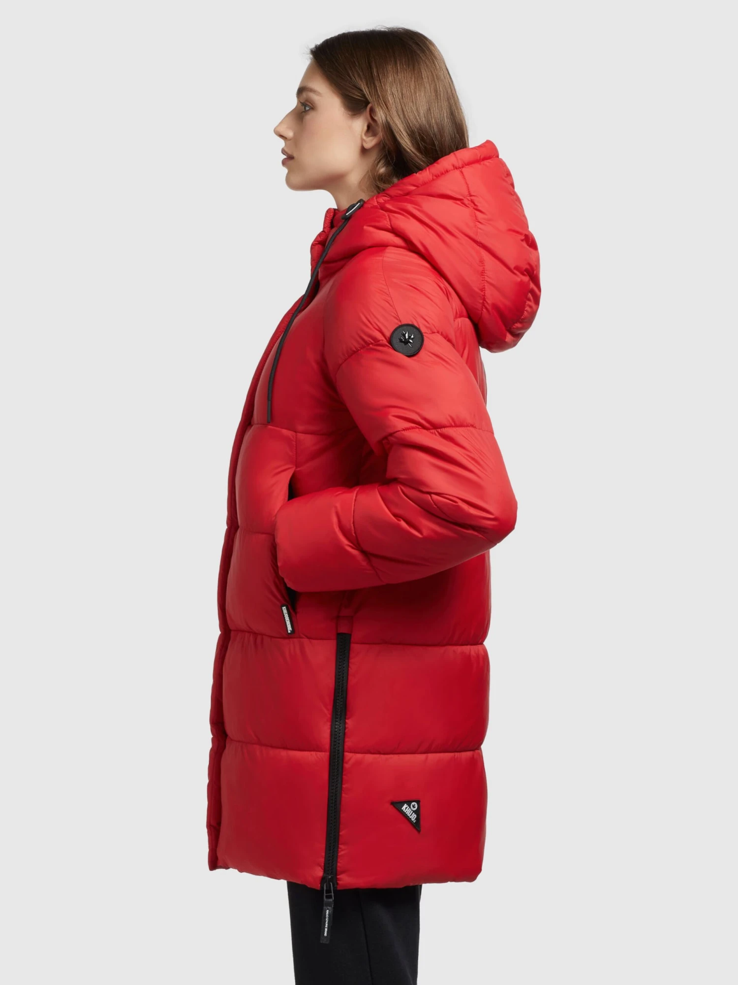 Khujo Winterjassen Winterjas Franee Dames Rood - Afbeelding 5