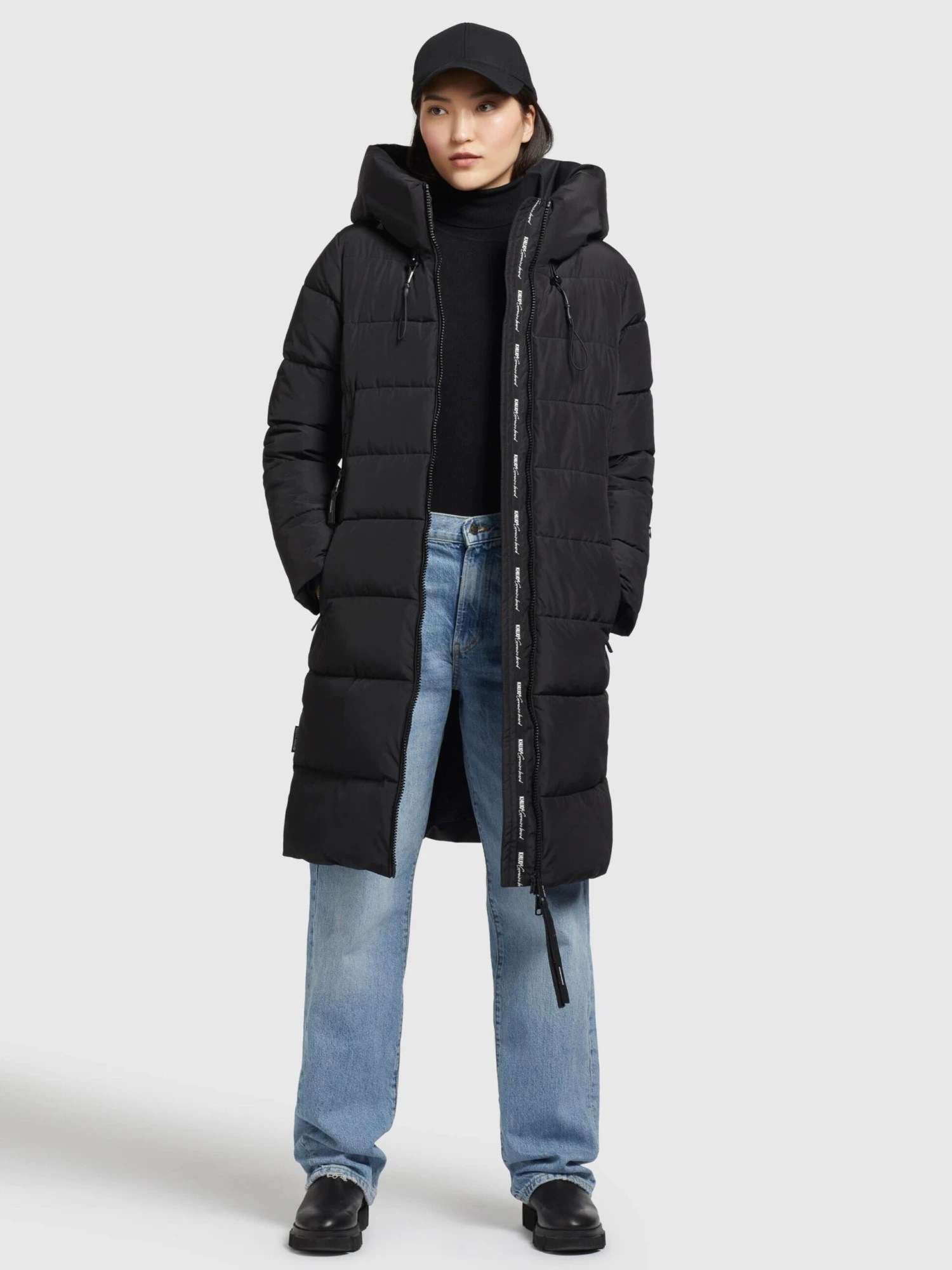 Khujo Wintermantels Wintermantel Jilias Dames Zwart - Afbeelding 6