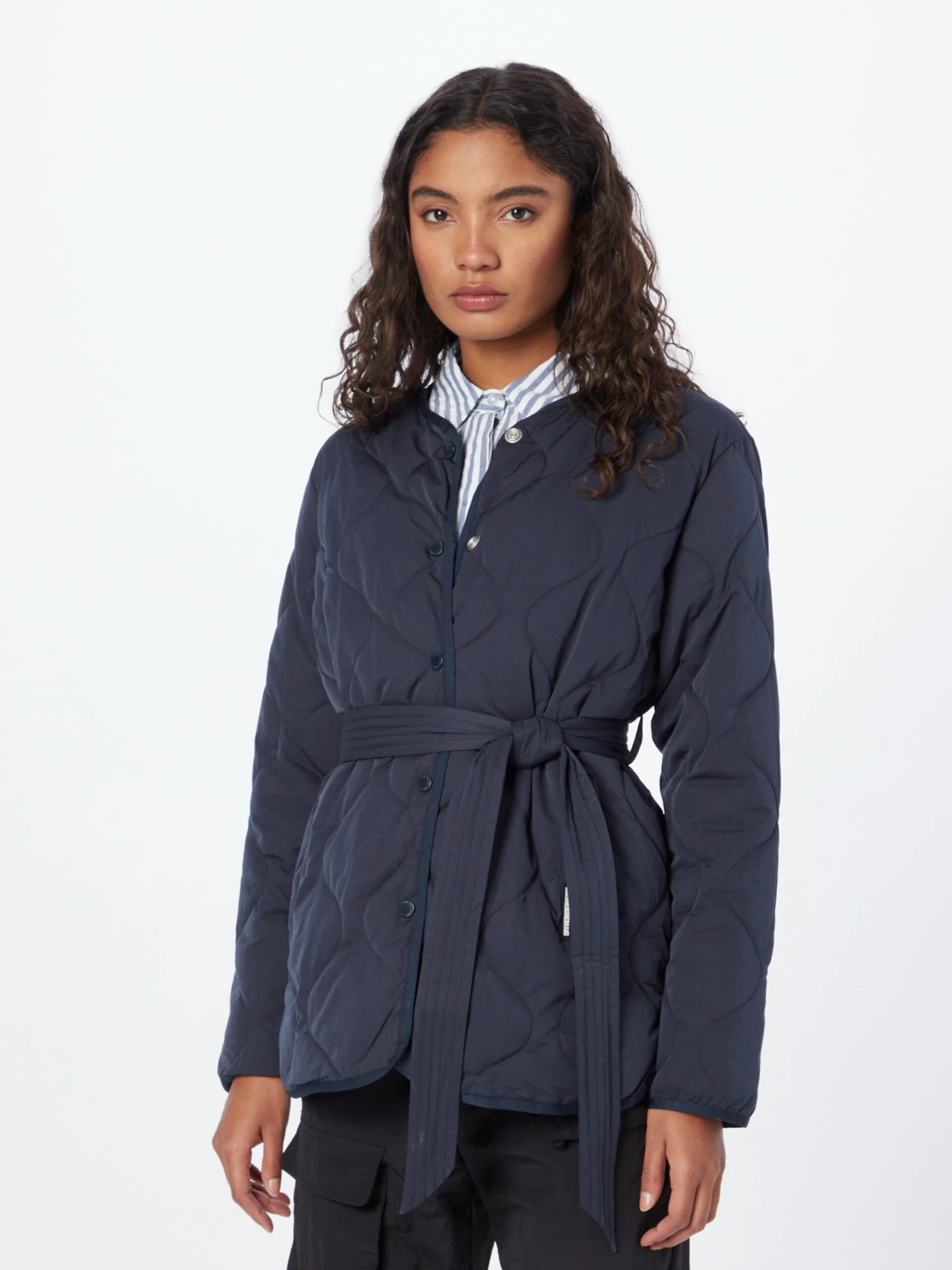 Khujo Tussenjassen Tussenjas Yuna Dames Donkerblauw - Afbeelding 2