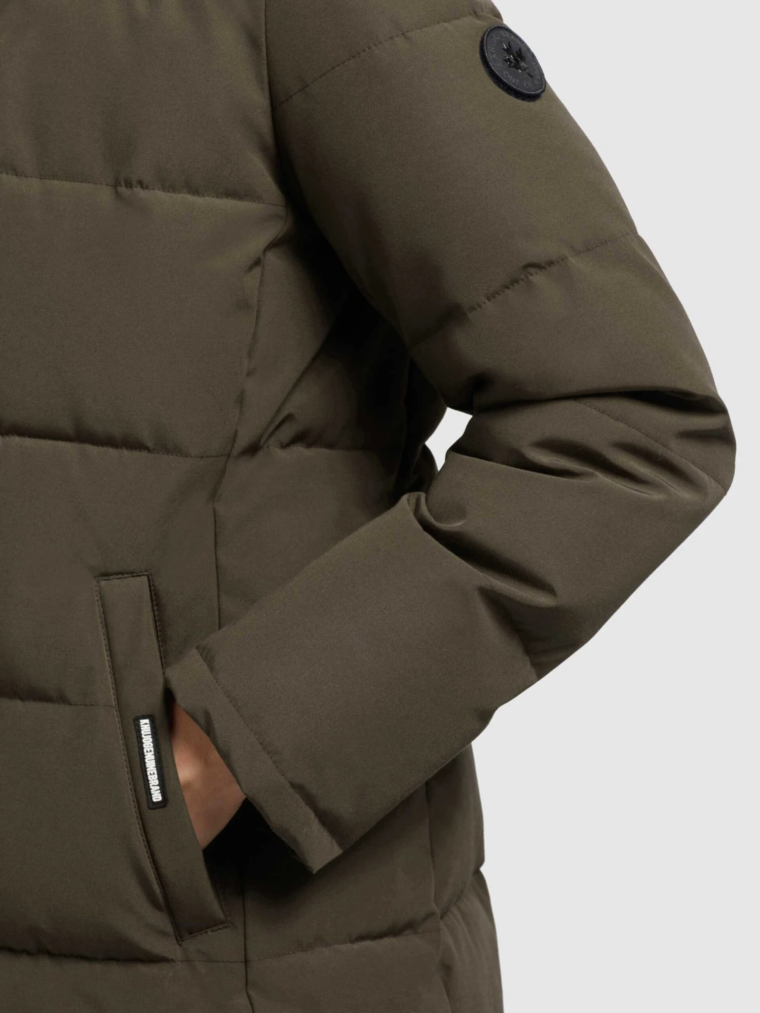 Khujo Wintermantels Wintermantel Rugg Dames Olijfgroen - Afbeelding 8