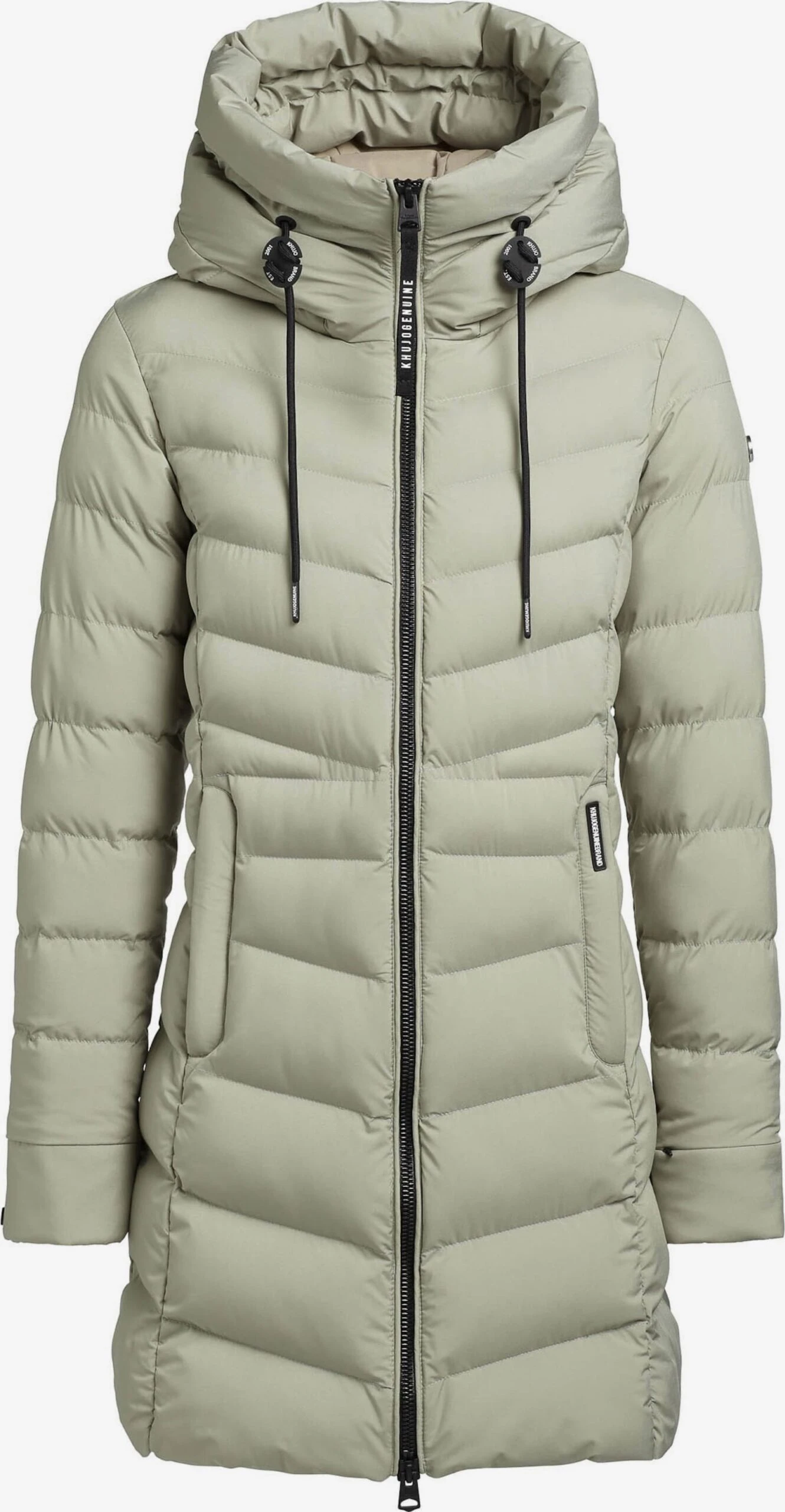 Khujo Korte Mantels Wintermantel Tuhani Dames Pastelgroen