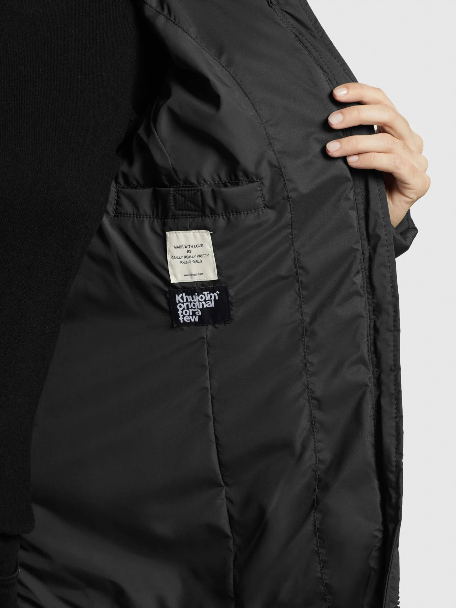 Khujo Winterjassen Winterjas Patt Dames Zwart - Afbeelding 8