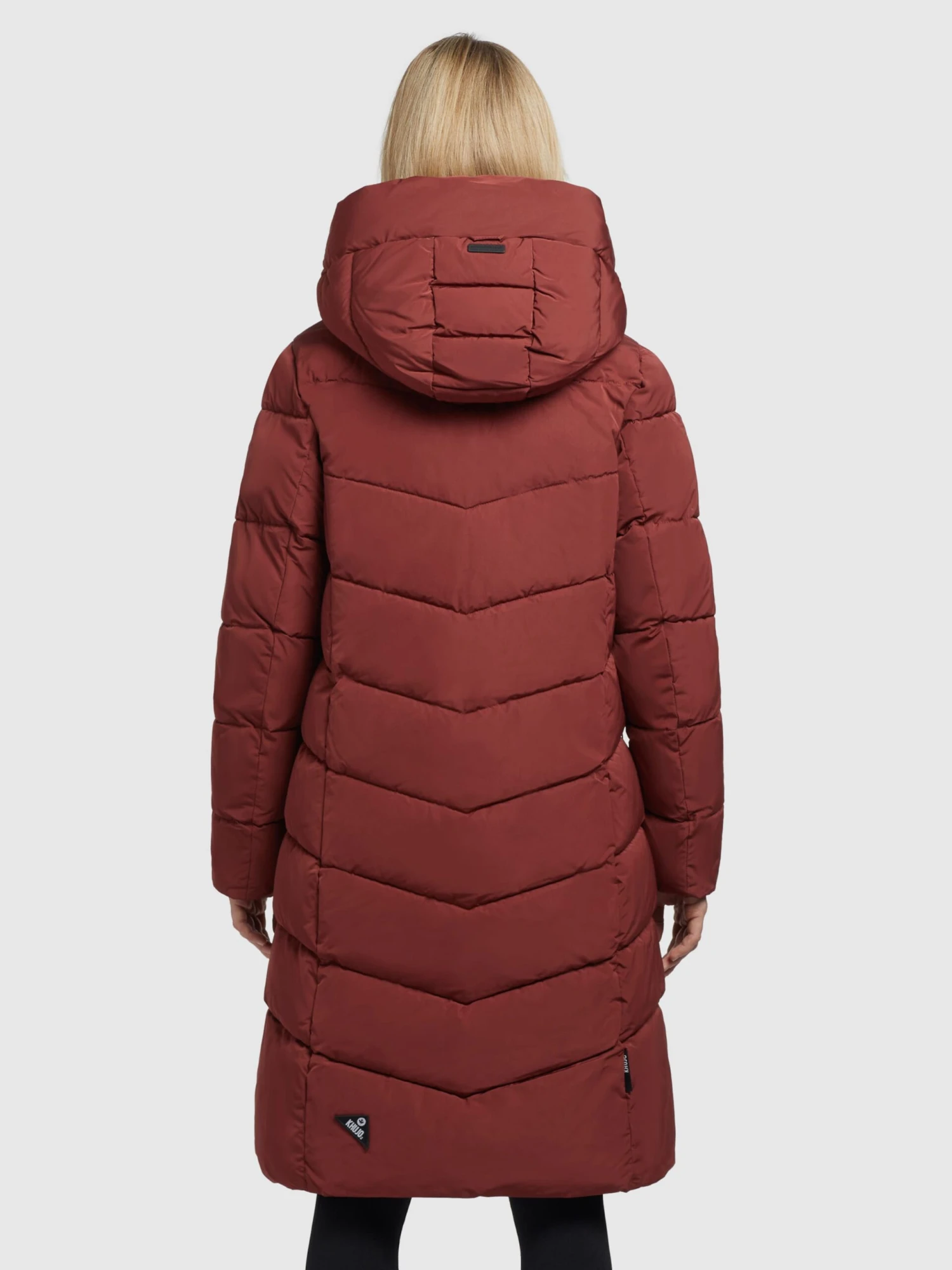 Khujo Tussenmantels Tussenmantel Klayd Dames Donkerrood - Afbeelding 4