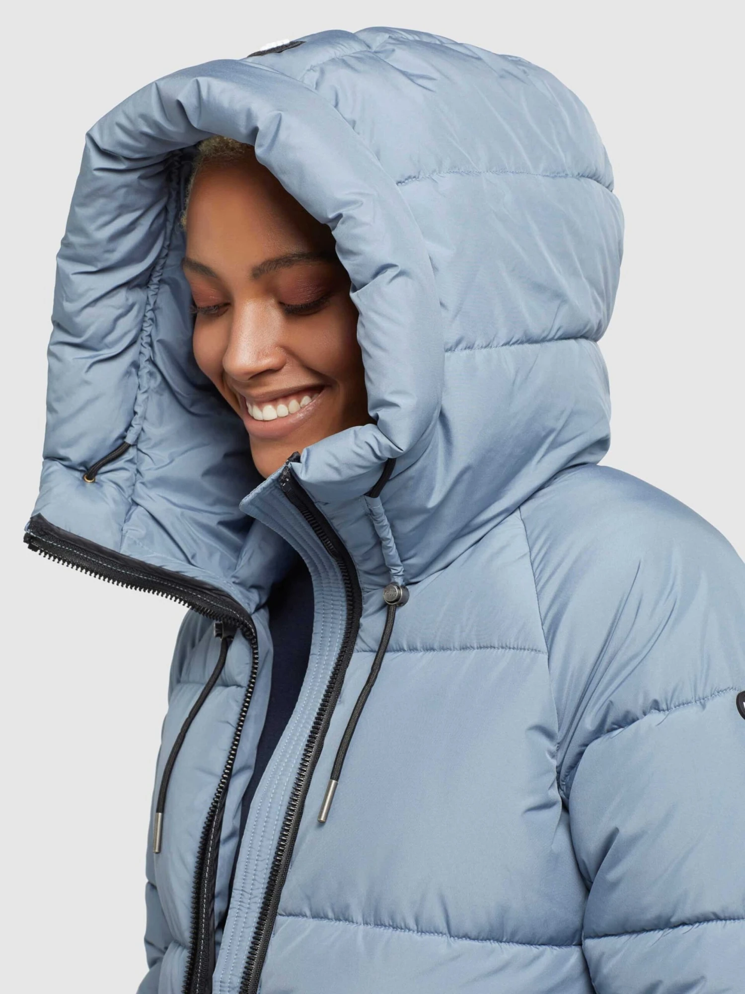 Khujo Tussenjassen Tussenjas Pheobe Dames Lichtblauw - Afbeelding 7