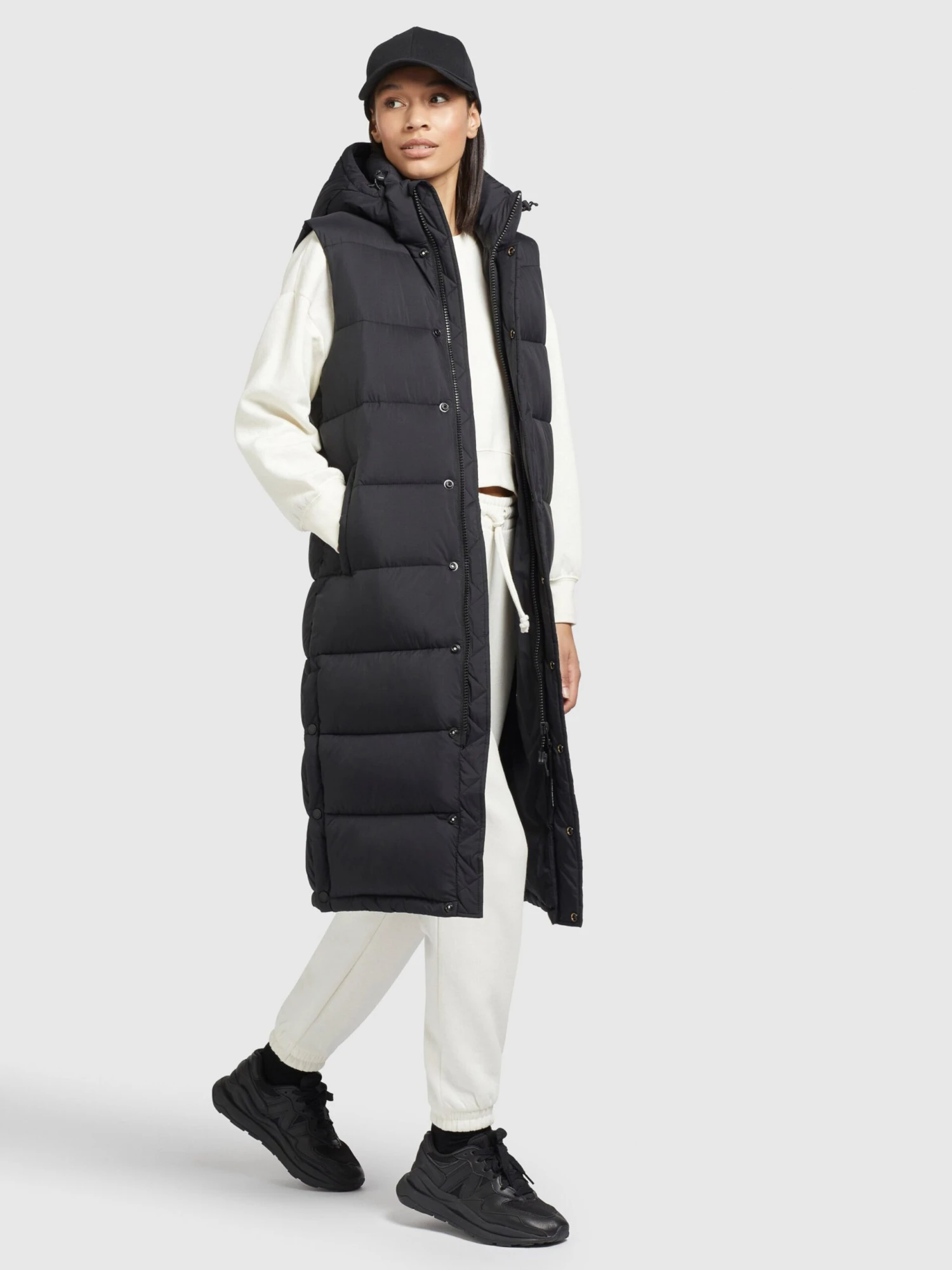 Khujo Bodywarmers Bodywarmer Magneta Dames Zwart - Afbeelding 6