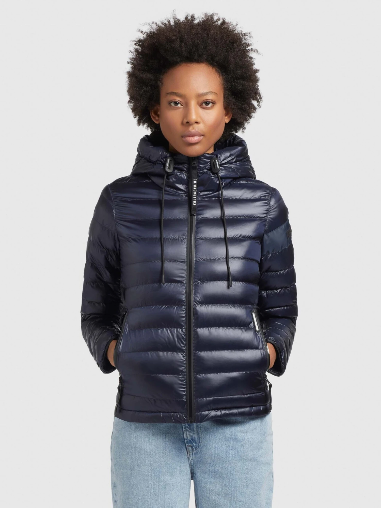 Khujo Tussenjassen Tussenjas Lovina Dames Donkerblauw - Afbeelding 2