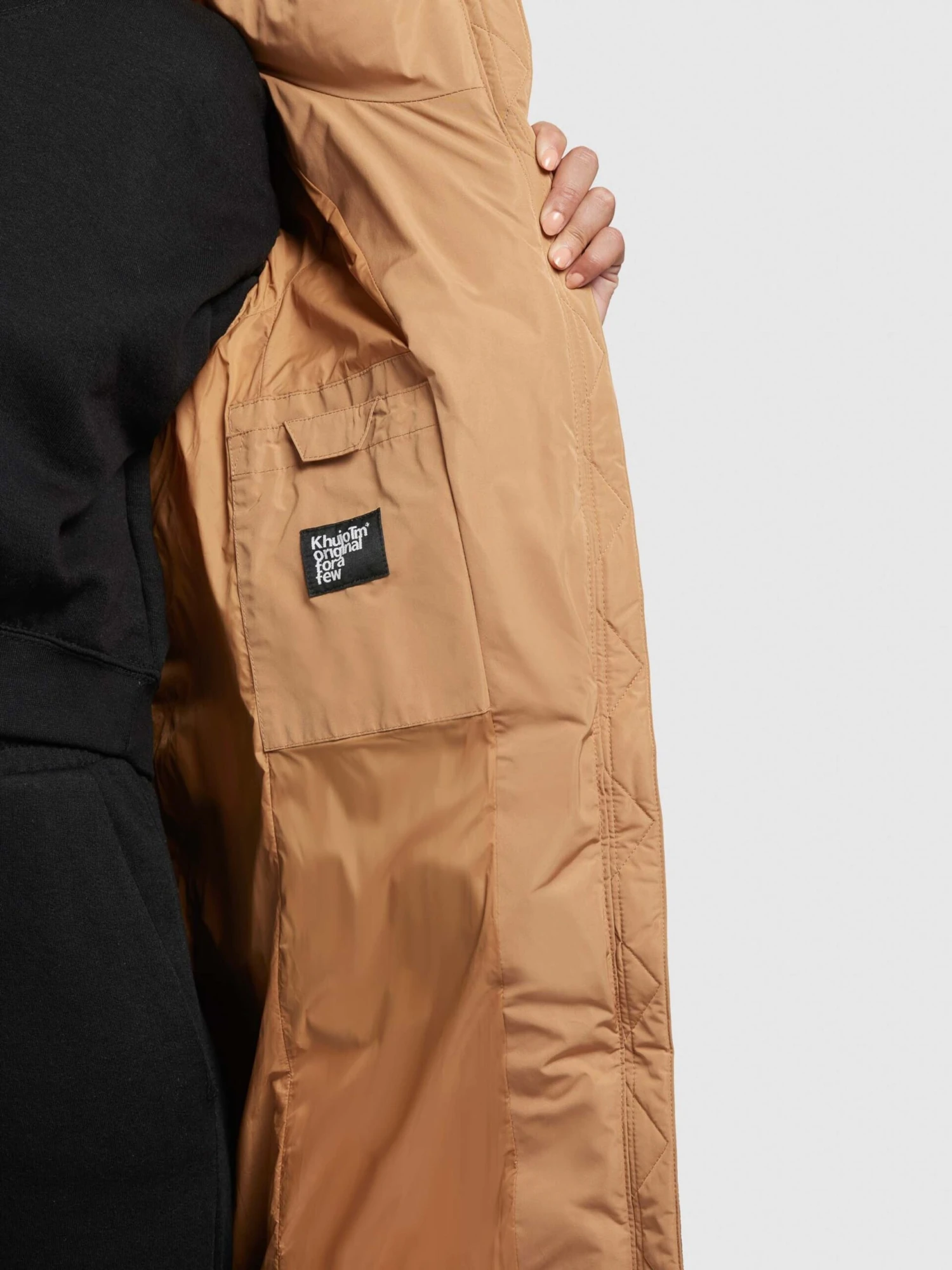 Khujo Tussenmantels Tussenmantel Klayd Dames Oker - Afbeelding 8