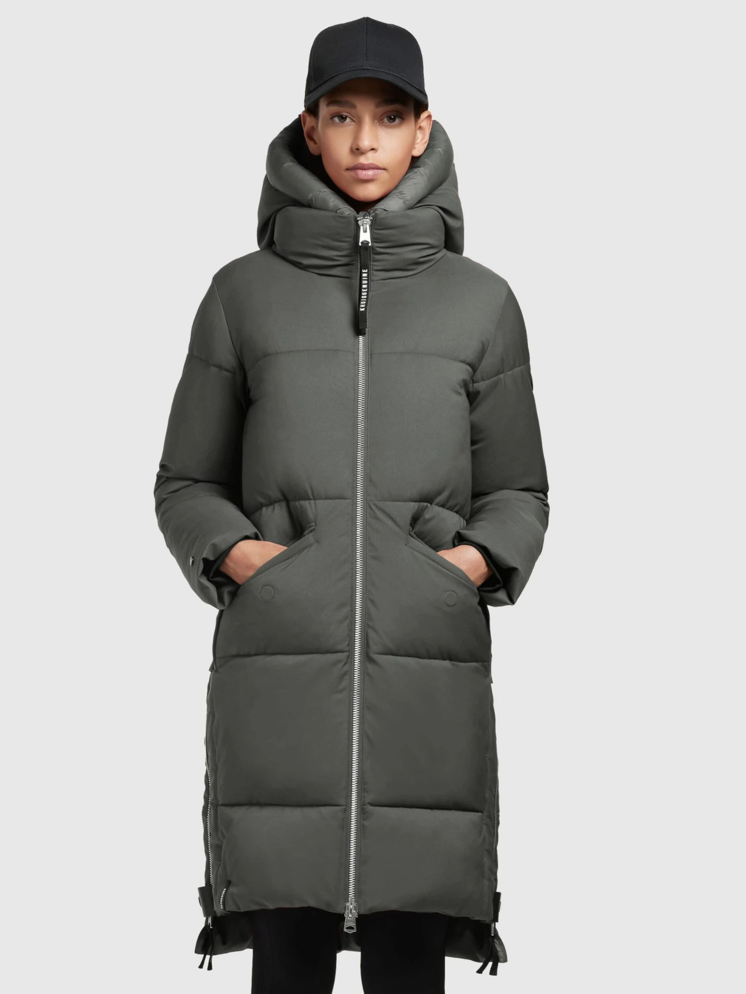 Khujo Wintermantels Wintermantel Aniva Dames Olijfgroen - Afbeelding 2