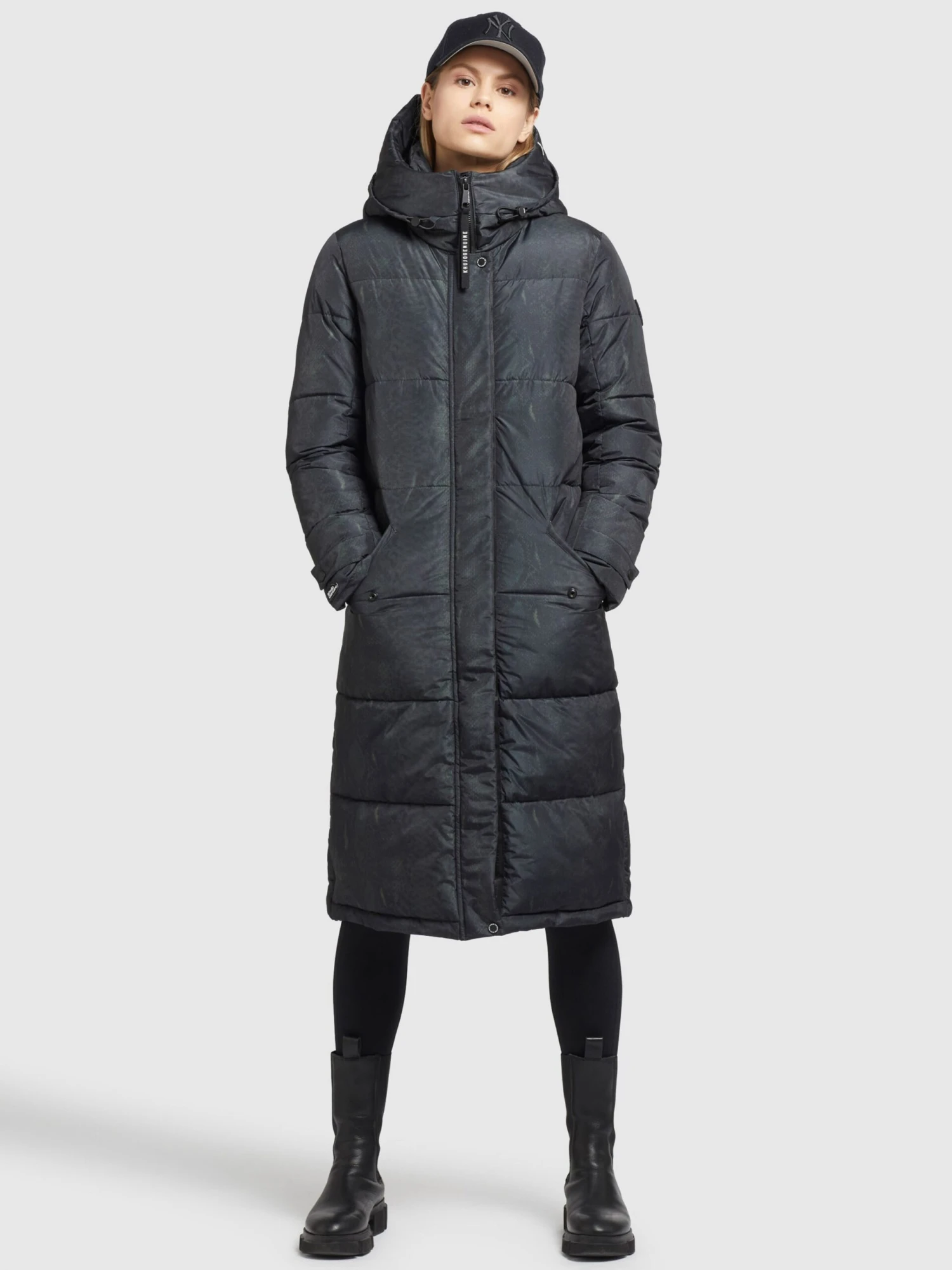 Khujo Wintermantels Wintermantel Dakota 2 Dames Nachtblauw - Afbeelding 3