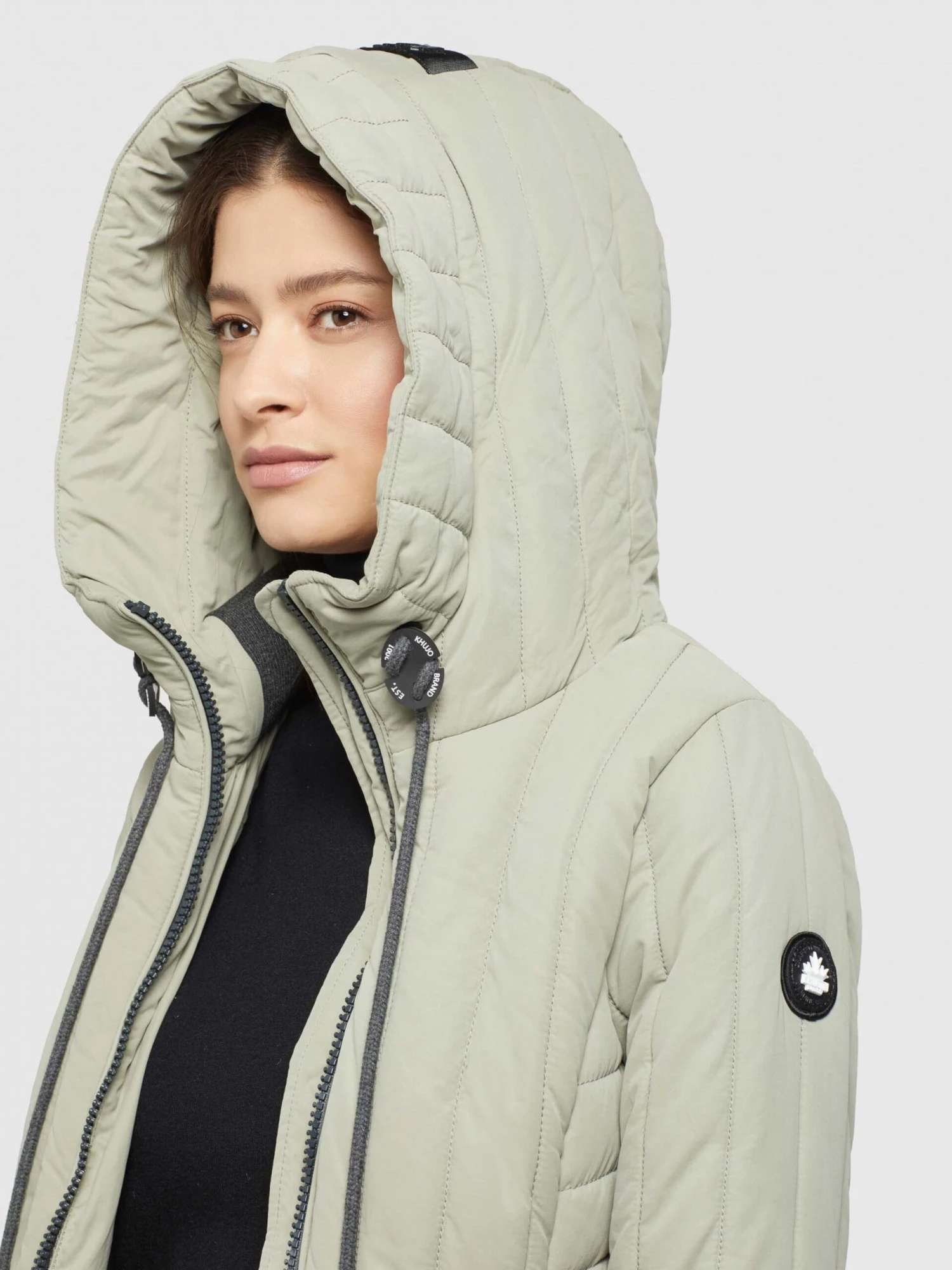 Khujo Tussenmantels Tussenmantel Jerry Dames Mintgroen - Afbeelding 7