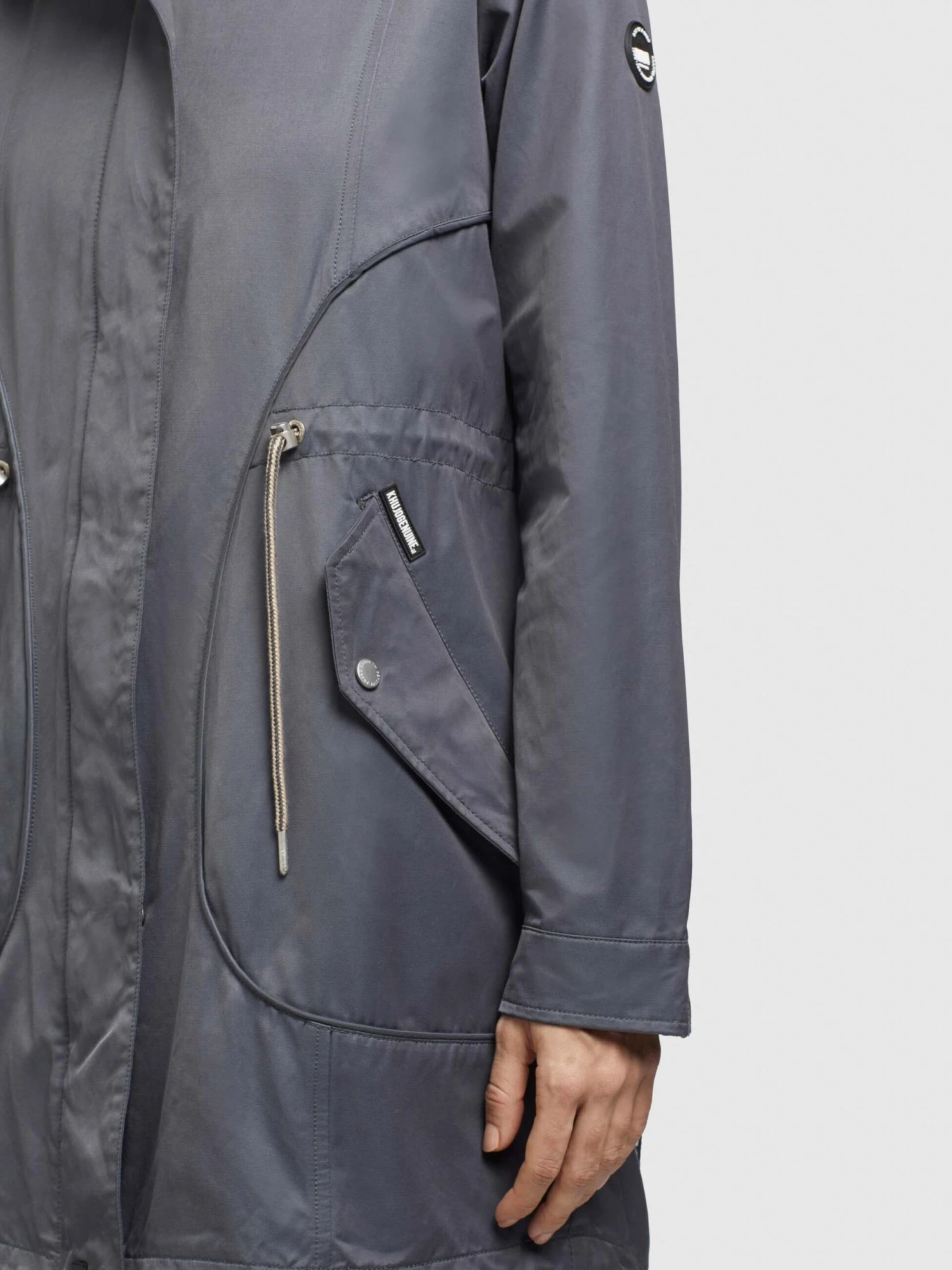 Khujo Parkas Tussenparka ONDA2 Dames Duifblauw - Afbeelding 7