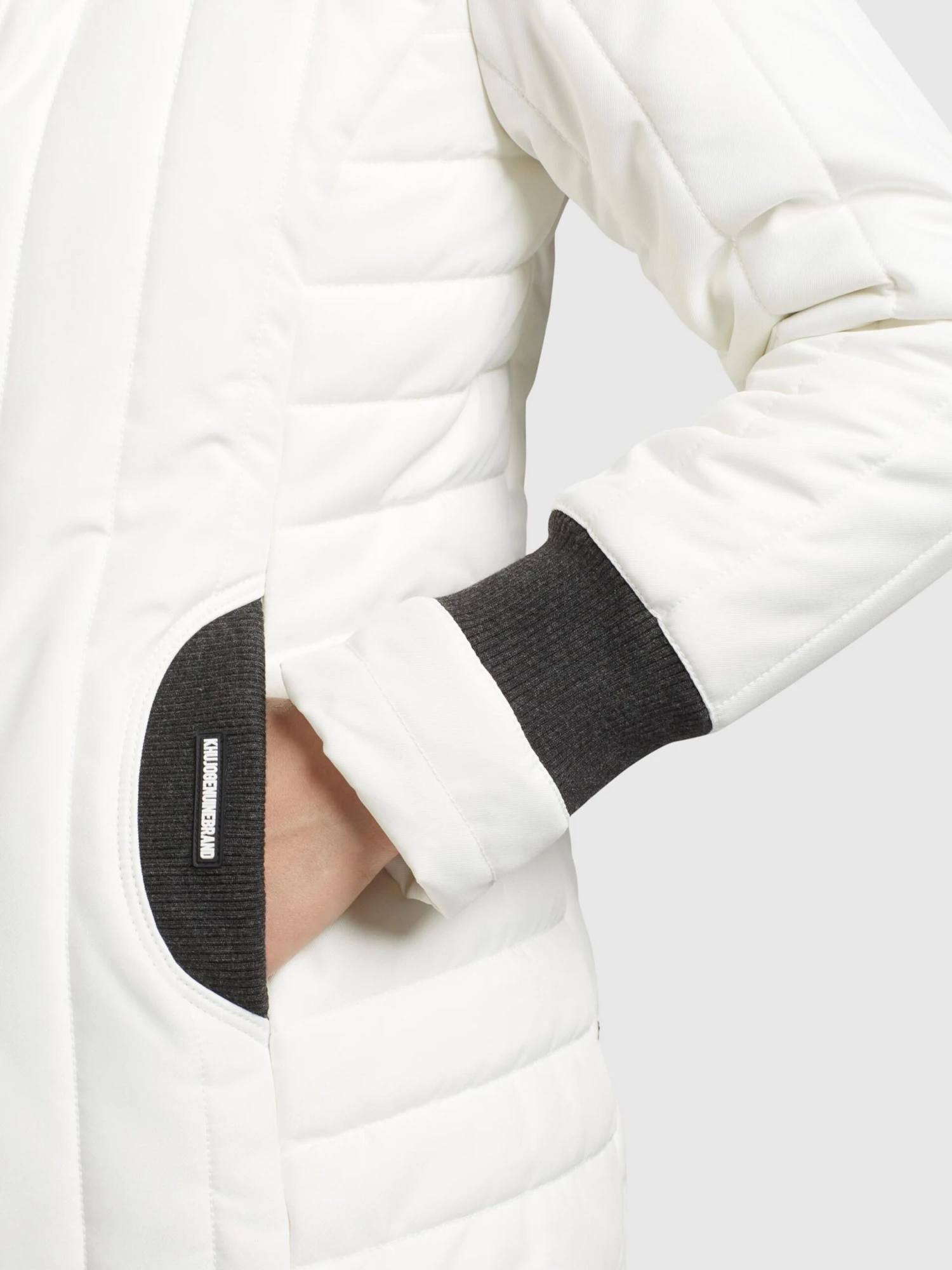 Khujo Winterjassen Winterjas Dames Wit - Afbeelding 7