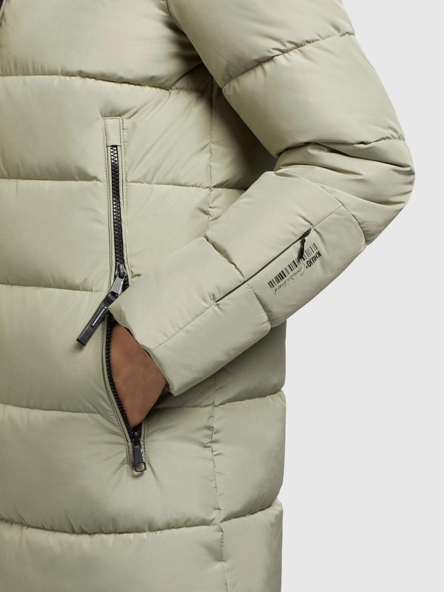 Khujo Wintermantels Wintermantel Jilias 3 Dames Olijfgroen - Afbeelding 10