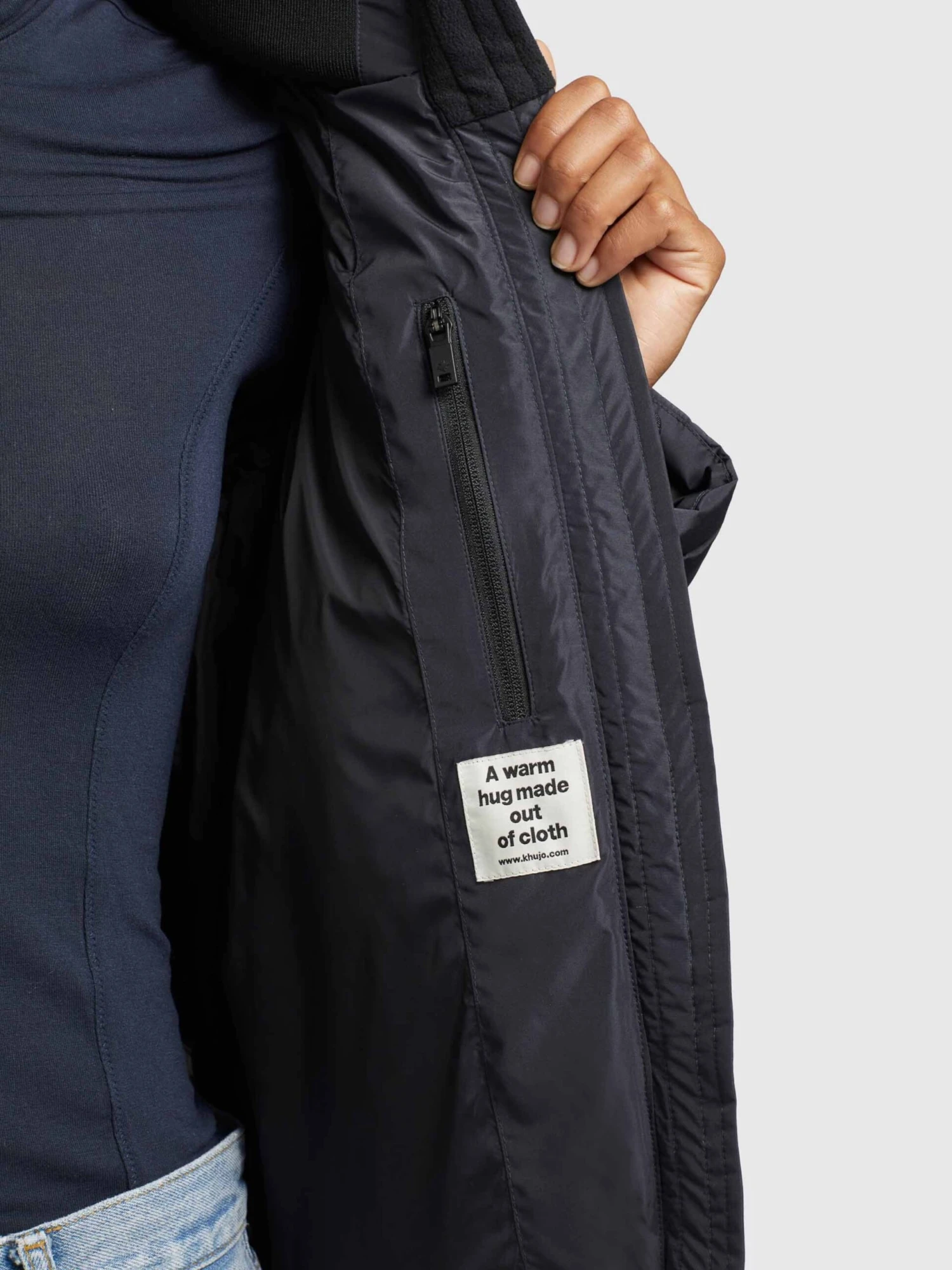 Khujo Winterjassen Winterjas Tuba 3 Dames Smoky Blue - Afbeelding 7