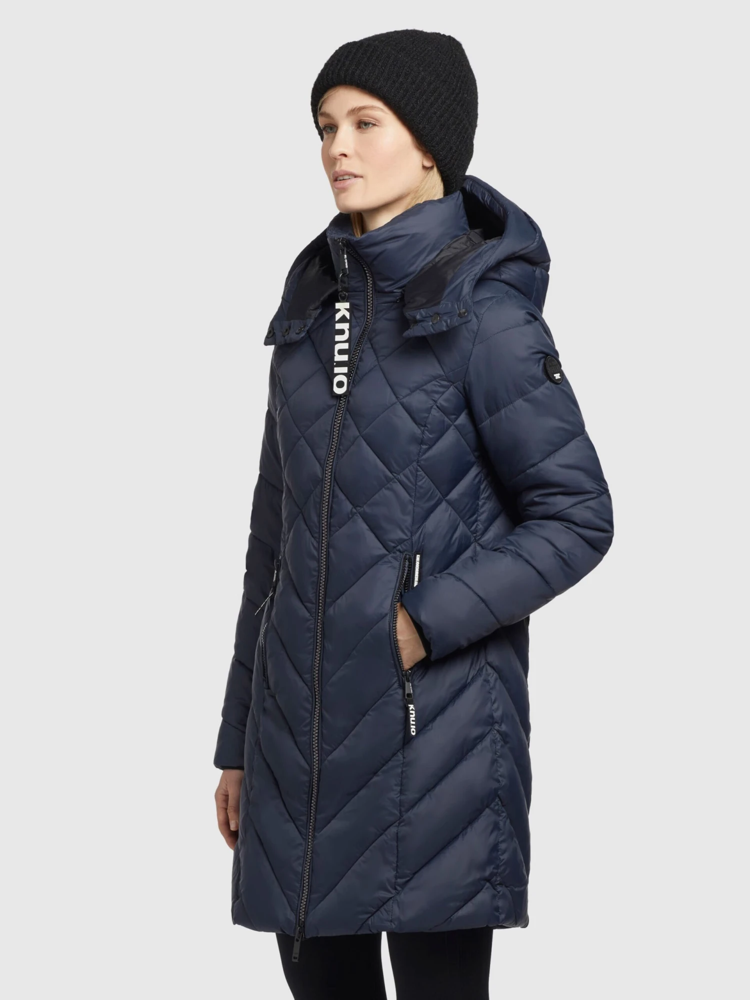 Khujo Tussenmantels Tussenmantel Aneth Dames Navy - Afbeelding 5