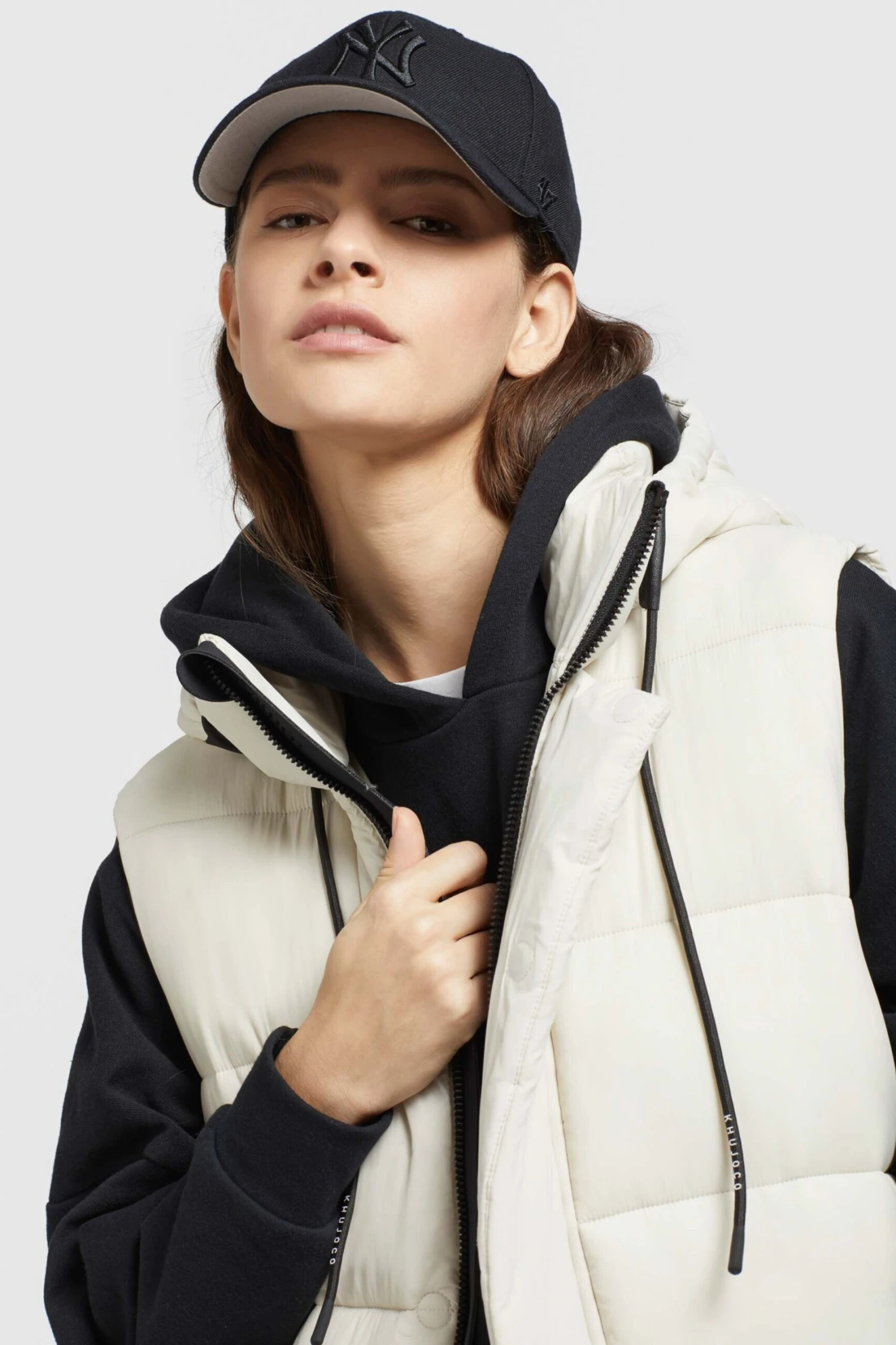 Khujo Bodywarmers Bodywarmer Tourin Dames Offwhite - Afbeelding 7