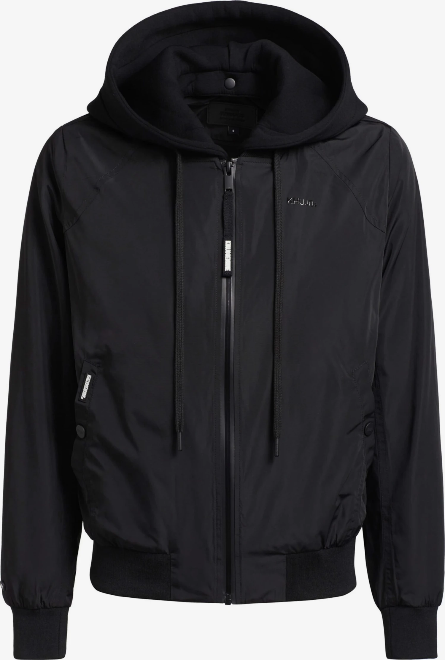 Khujo Tussenjassen Tussenjas Perse Dames Zwart