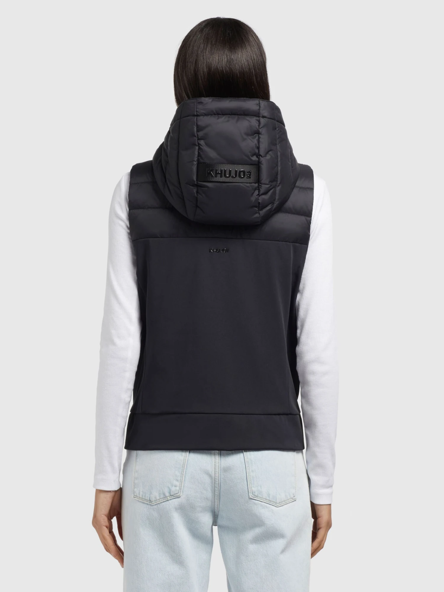 Khujo Bodywarmers Bodywarmer Fabia Matt Dames Zwart - Afbeelding 4