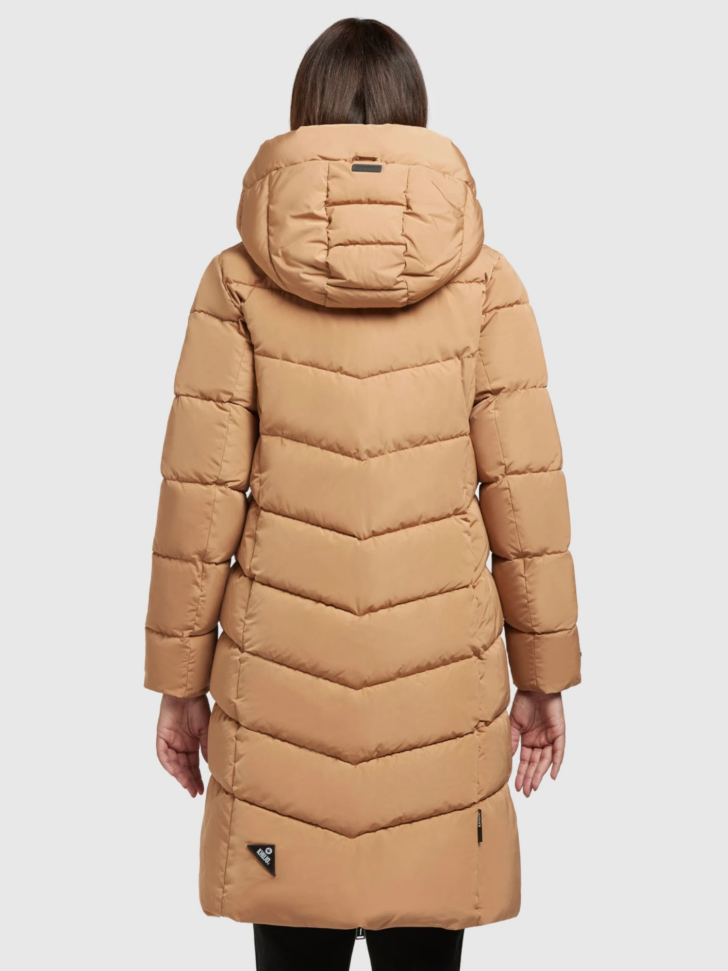 Khujo Tussenmantels Tussenmantel Klayd Dames Oker - Afbeelding 4