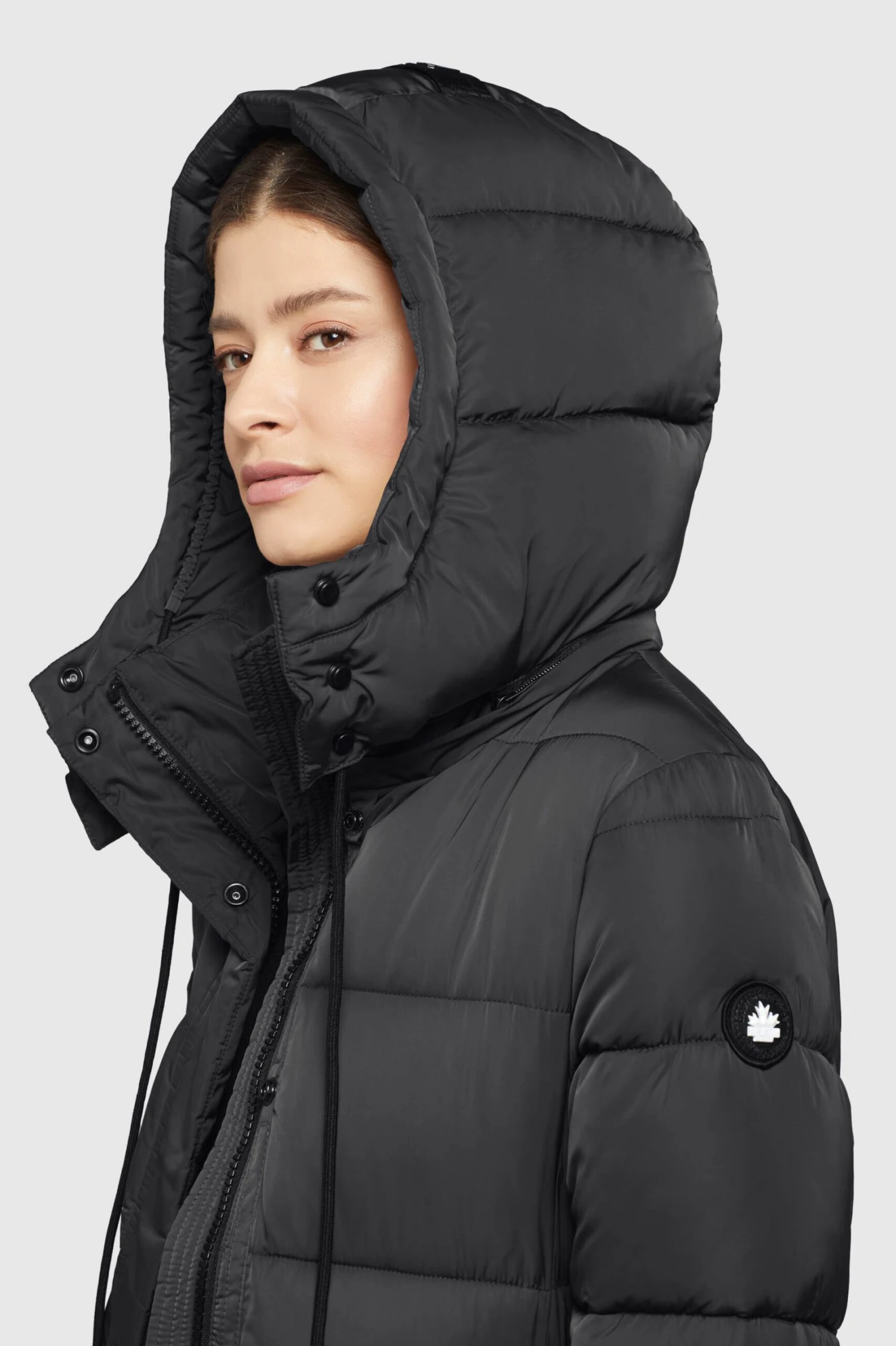 Khujo Wintermantels Wintermantel HAZELLE Dames Zwart - Afbeelding 7