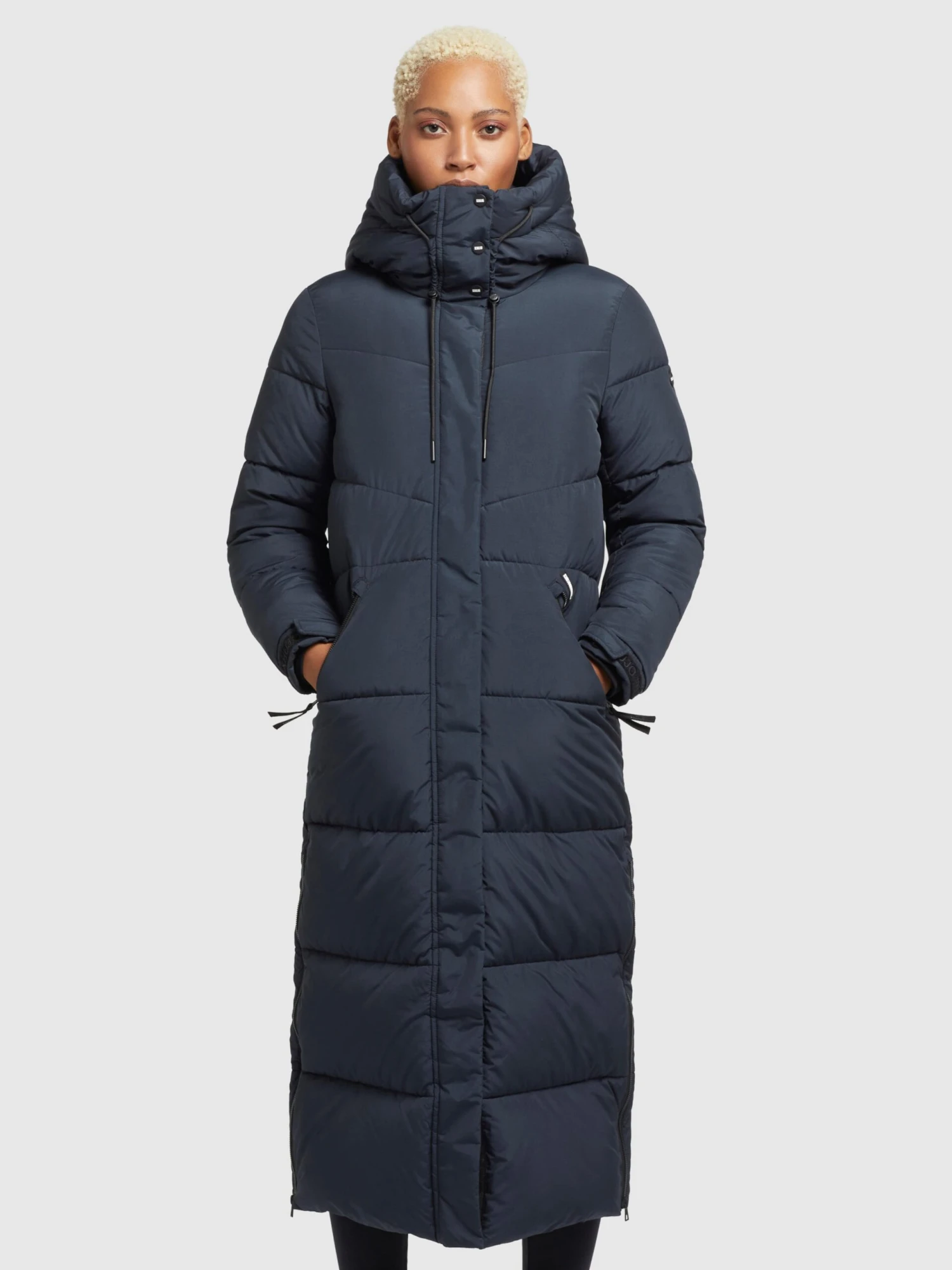 Khujo Wintermantels Wintermantel Shimanta 2 Dames Donkerblauw - Afbeelding 2