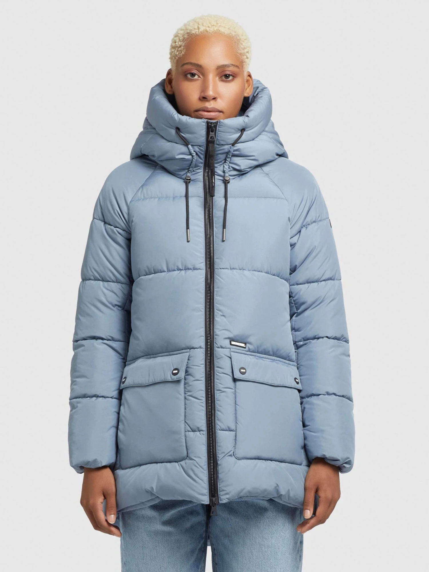 Khujo Tussenjassen Tussenjas Pheobe Dames Lichtblauw - Afbeelding 2