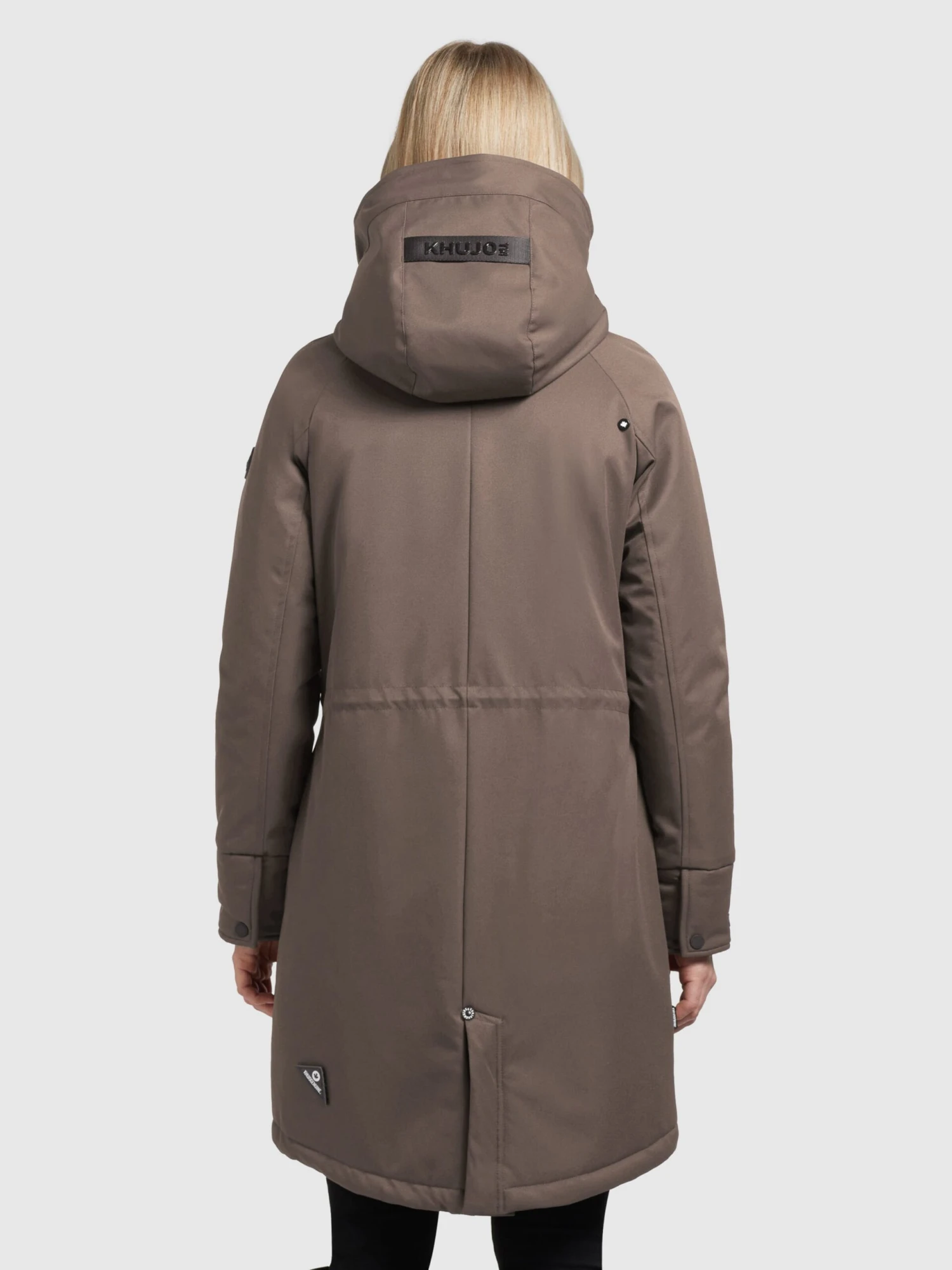 Khujo Parkas Tussenparka LARIA Dames Bruin - Afbeelding 4