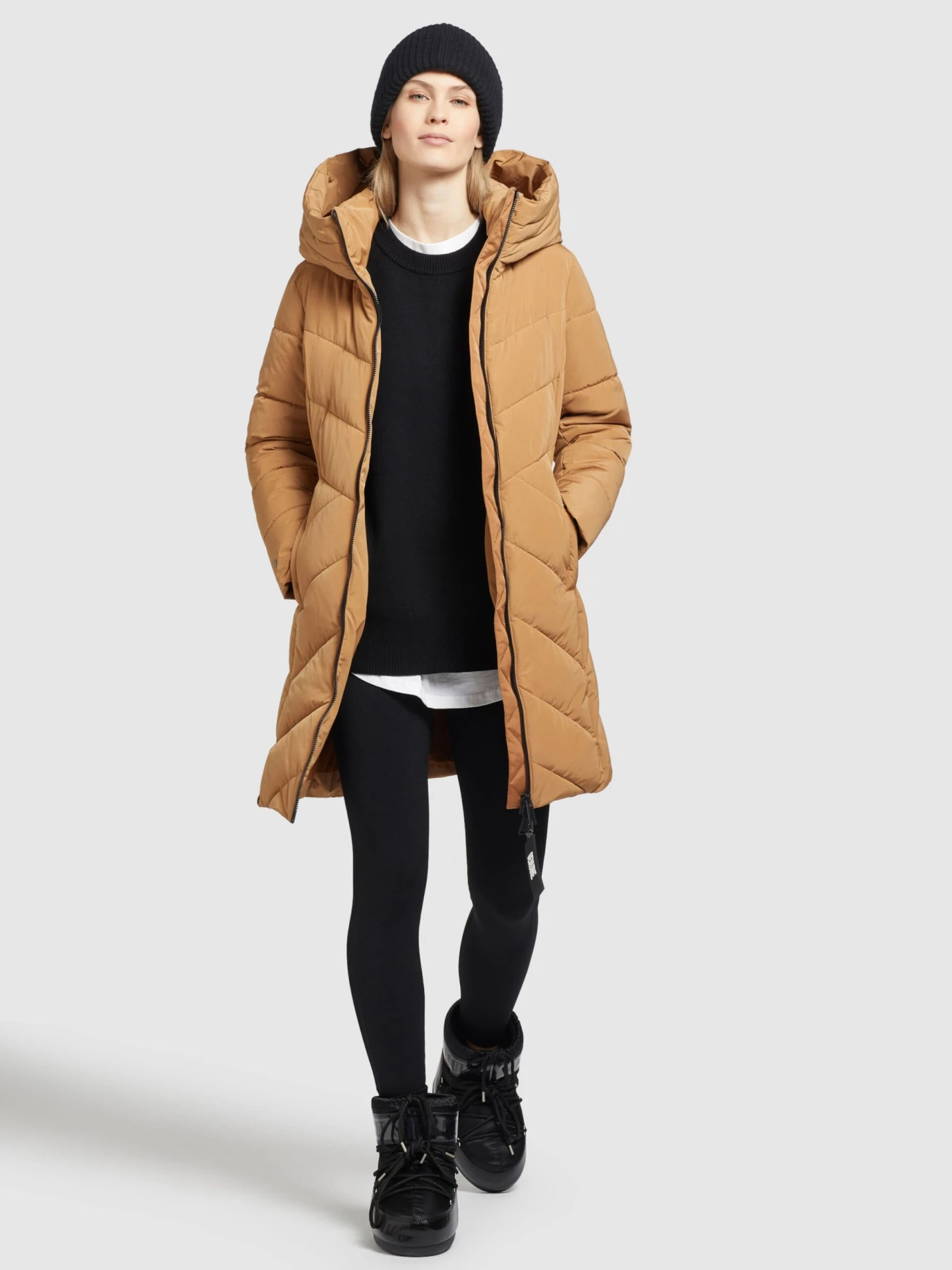 Khujo Wintermantels Wintermantel Formin Dames Safraan - Afbeelding 6