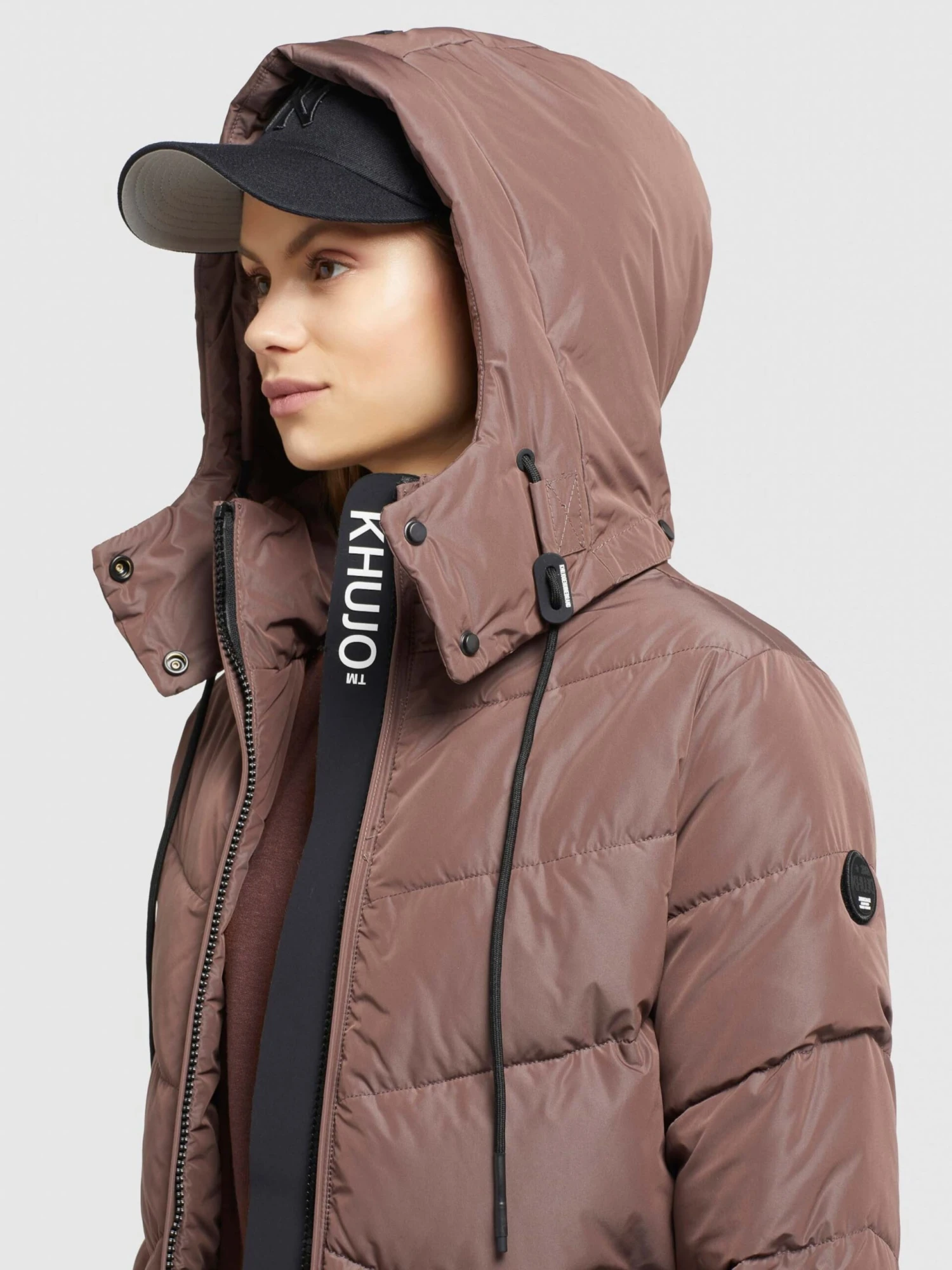 Khujo Wintermantels Wintermantel Huba Dames Lila - Afbeelding 7