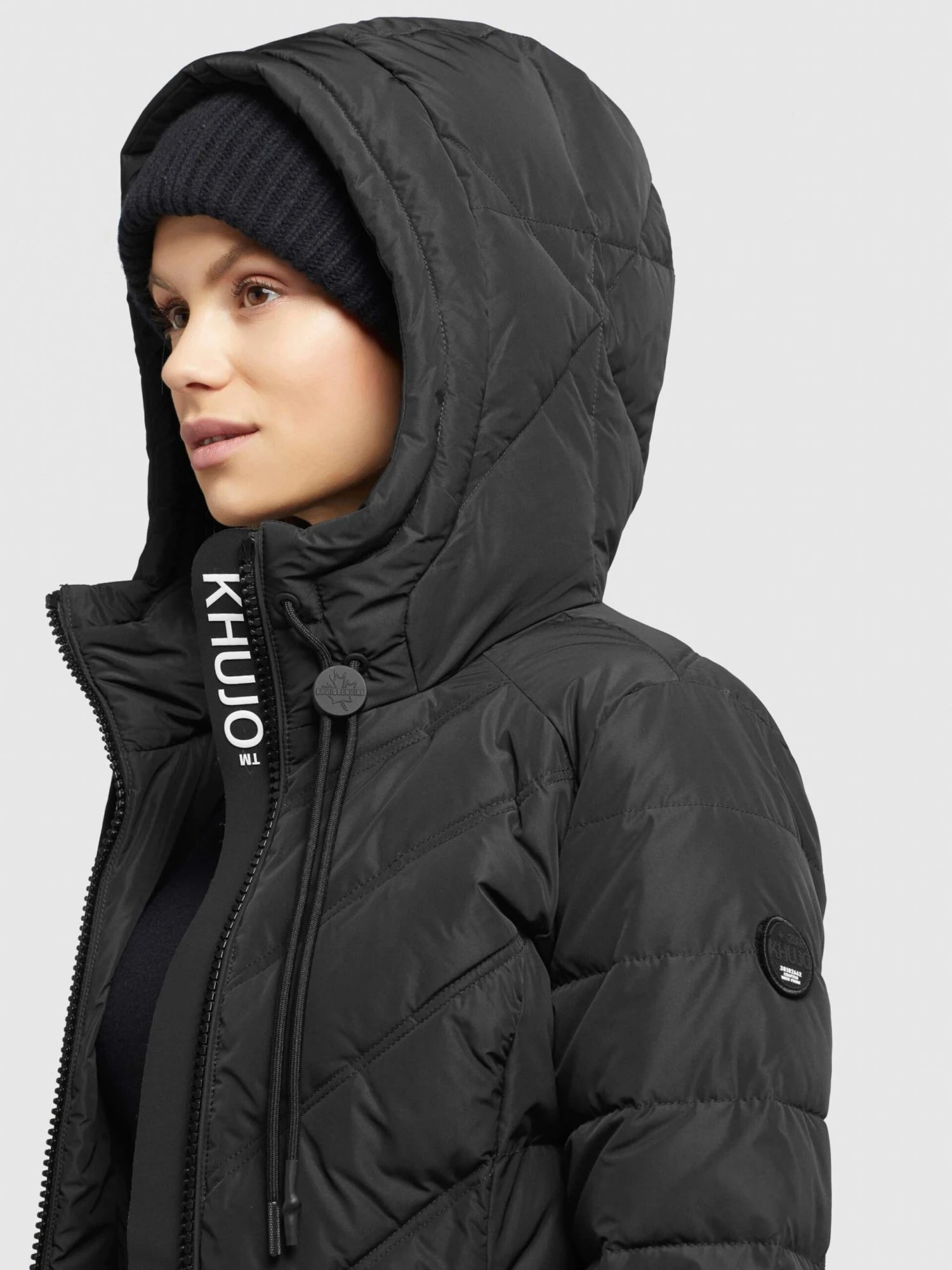 Khujo Tussenjassen Tussenjas Stern Dames Zwart - Afbeelding 8