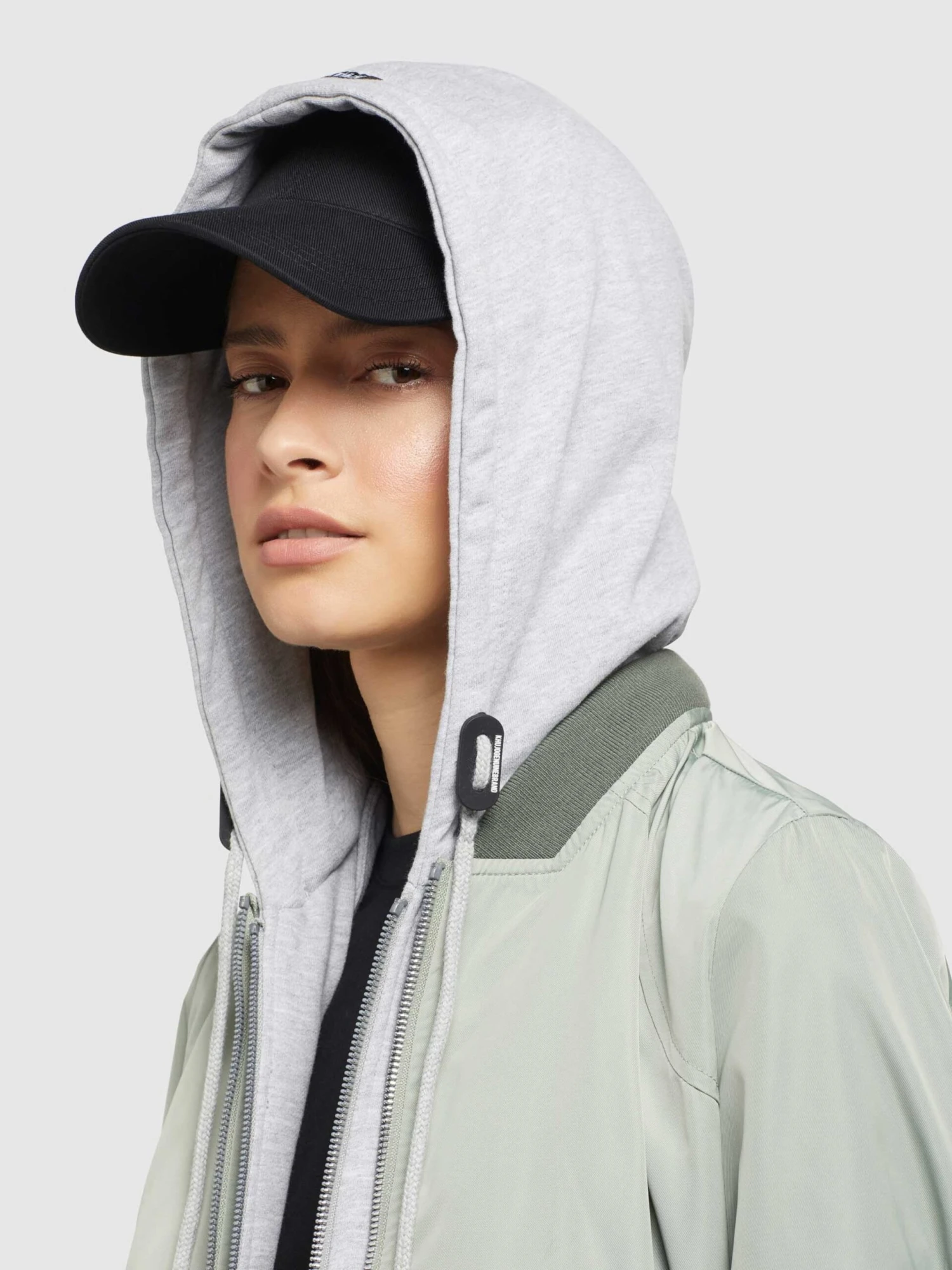 Khujo Tussenjassen Tussenjas PERSEE Dames Pastelgroen - Afbeelding 8