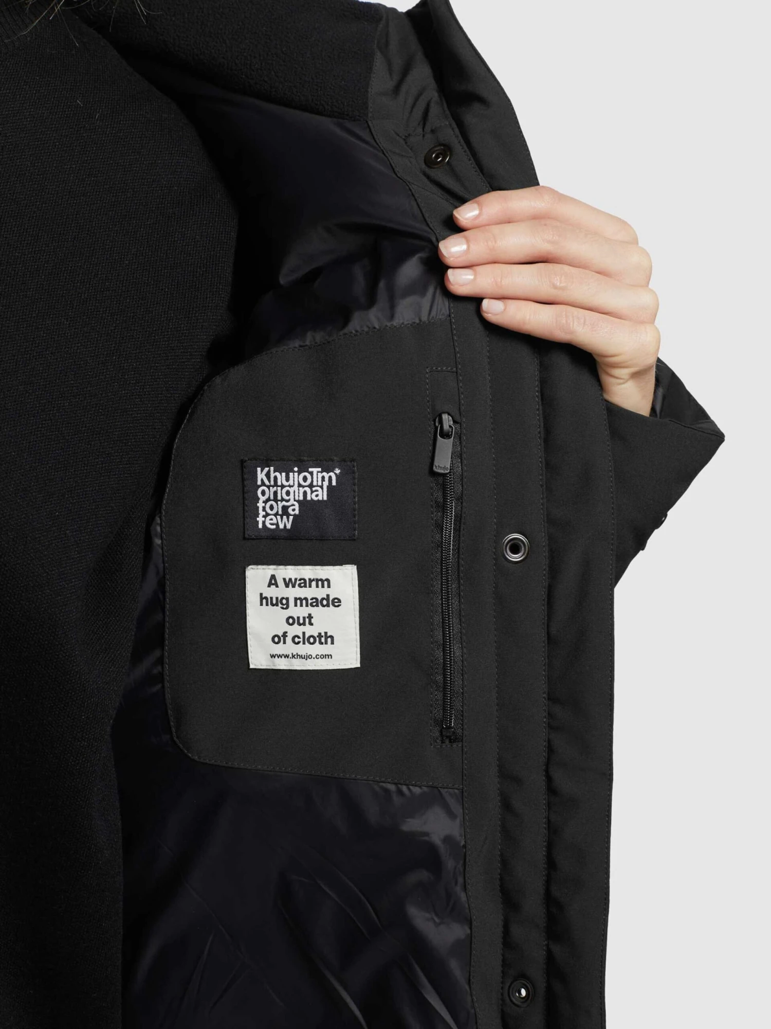 Khujo Wintermantels Wintermantel Dakota Dames Zwart - Afbeelding 8