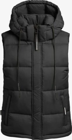 Khujo Bodywarmers Bodywarmer Eden Dames Zwart