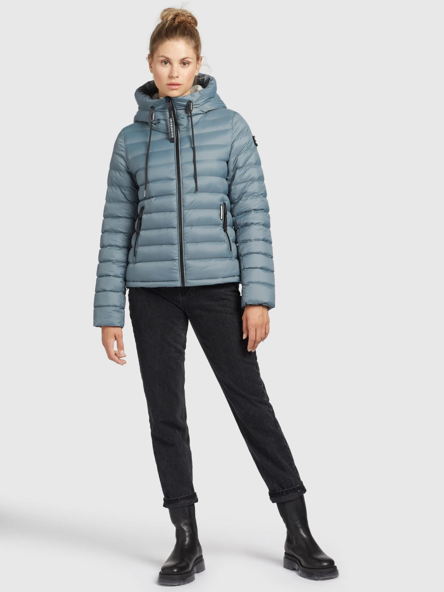 Khujo Tussenjassen Tussenjas Lovina Dames Duifblauw - Afbeelding 2