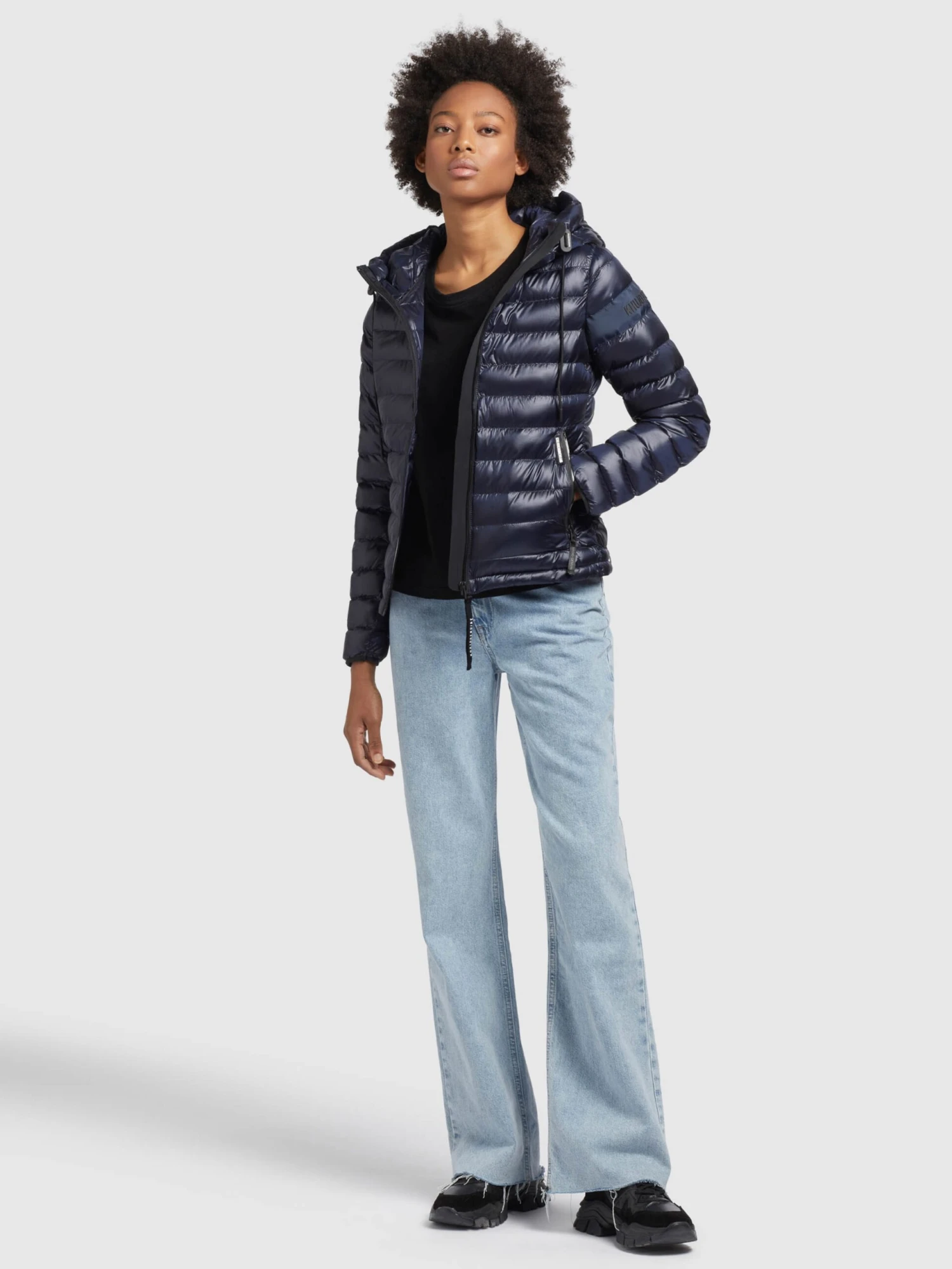 Khujo Tussenjassen Tussenjas Lovina Dames Donkerblauw - Afbeelding 6