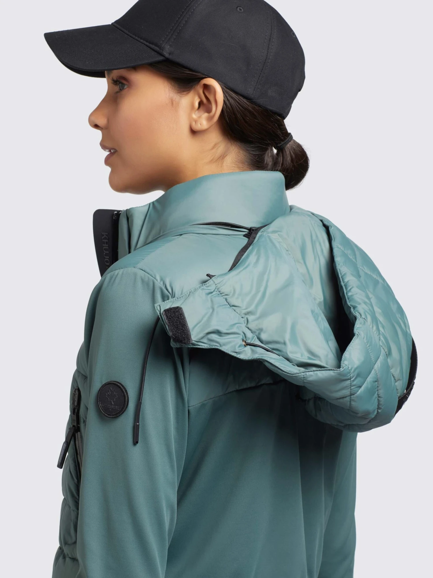 Khujo Tussenjassen Tussenjas Dalis Matt Dames Jade Groen - Afbeelding 8