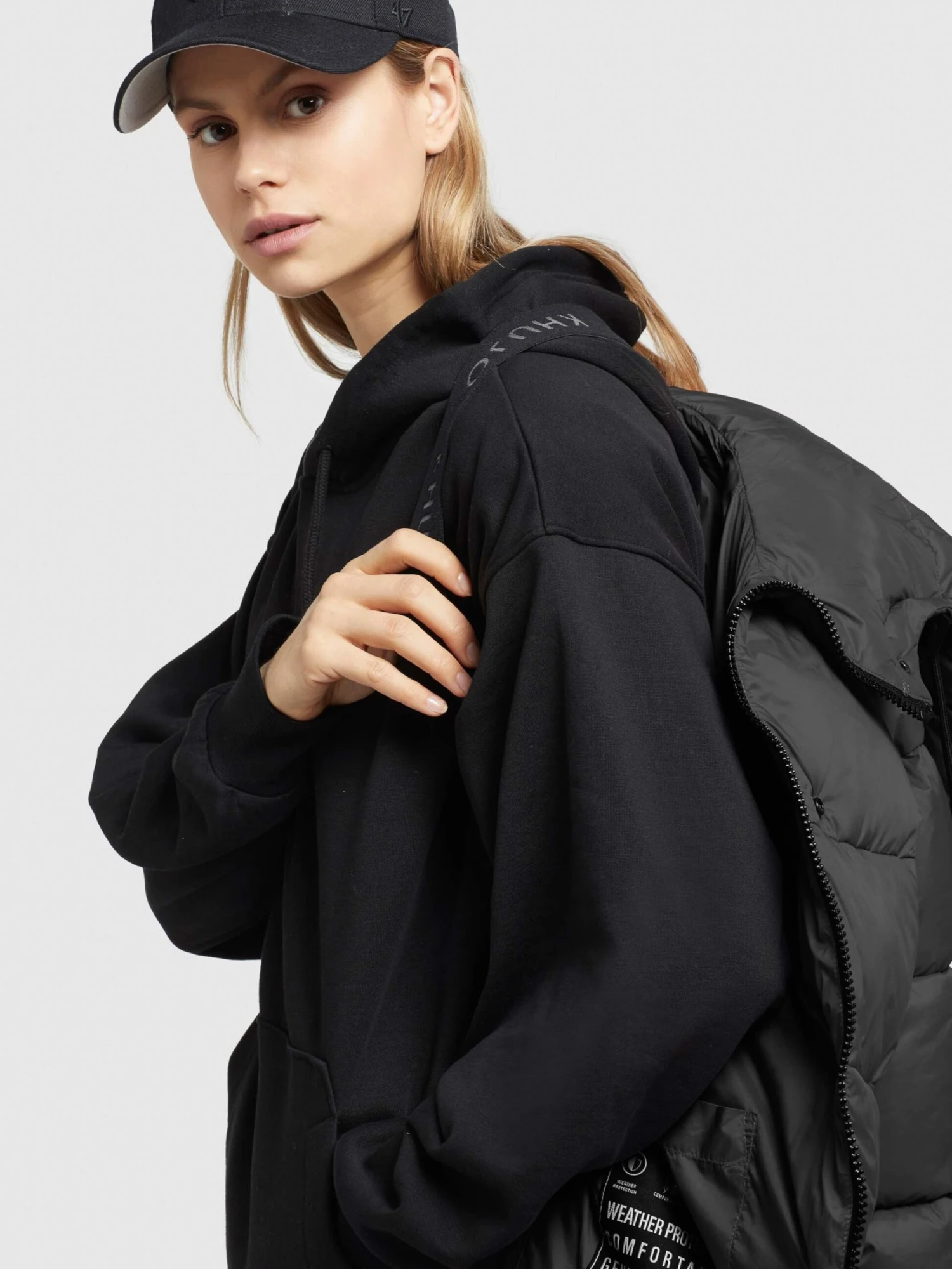 Khujo Winterjassen Winterjas Franee Dames Zwart - Afbeelding 8