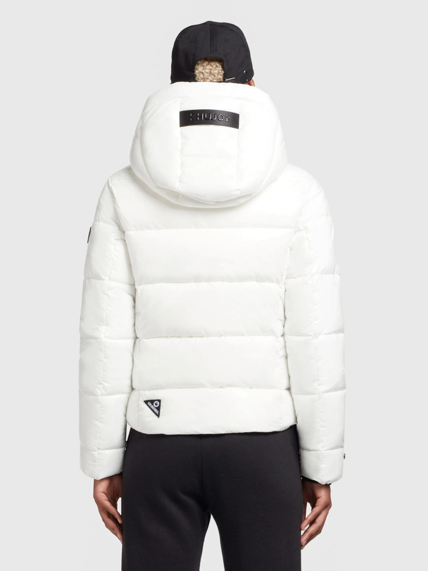 Khujo Winterjassen Winterjas Fala Dames Wit - Afbeelding 4